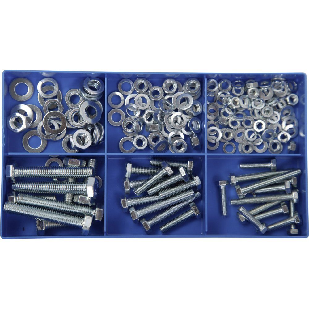 Schrauben-Set 804452 Sechskantschrauben-Sortiment 150 Teile