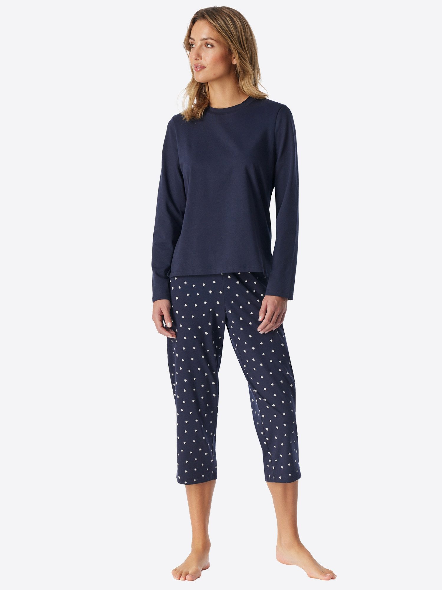 Schiesser Pyjamaoberteil Mix Relax Schlafshirt, Pyjama Shirt, Nachtshirt