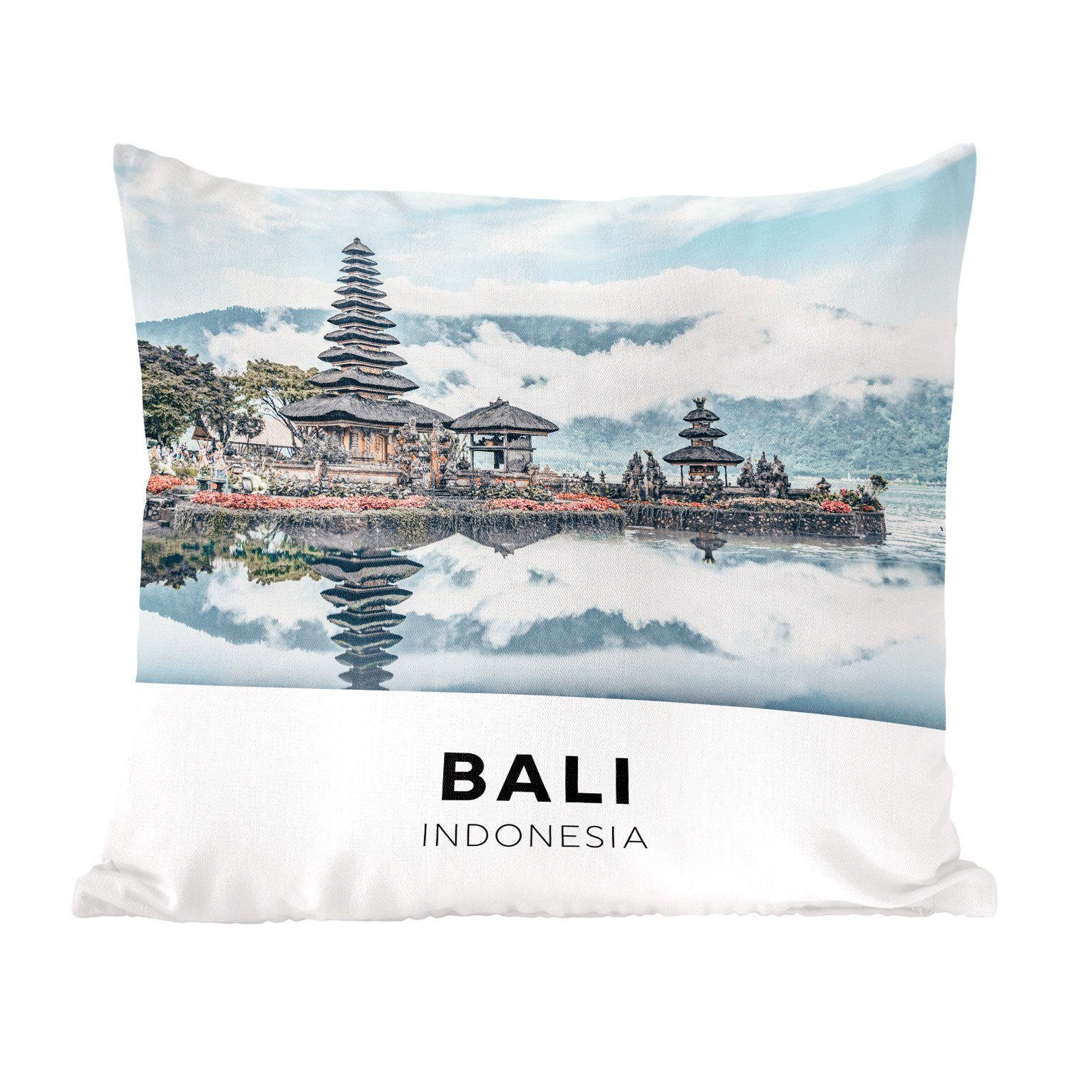 MuchoWow Dekokissen Bali - Indonesien - Wolken, Zierkissen mit Füllung für Wohzimmer, Schlafzimmer, Deko, Sofakissen