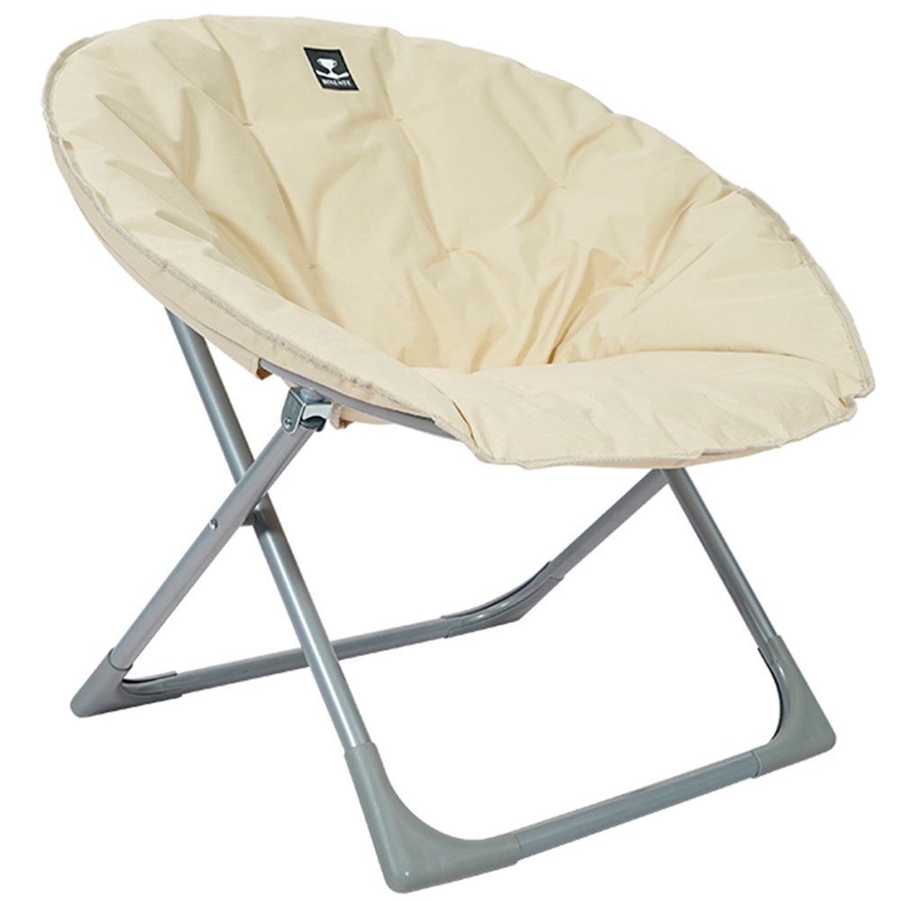 BIXENTE Gartensessel faltbarer Lounge Relax Mondsessel, große Sitzfläche für optimale Sitzposition