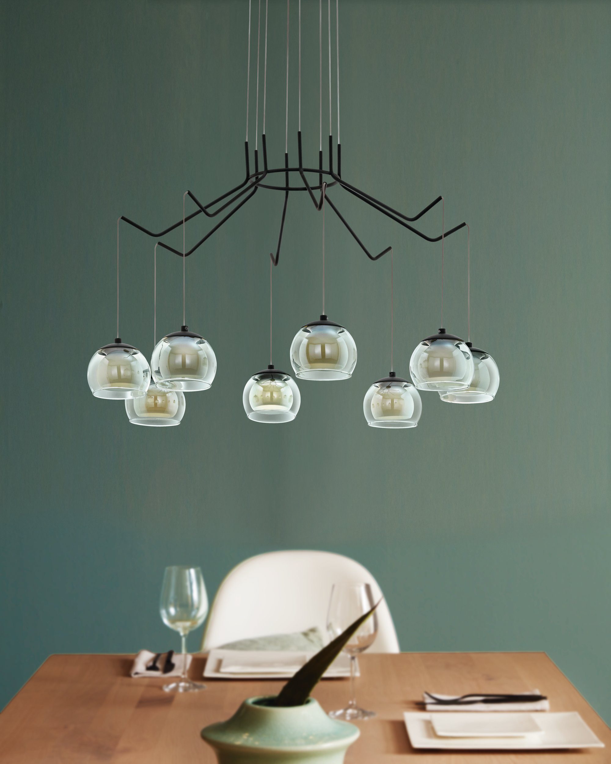 EGLO LED-Hängeleuchte Rovigana, Leuchtmittel inklusive, LED Pendelleuchte dimmbar 2720lm 3000K - Rovigana
