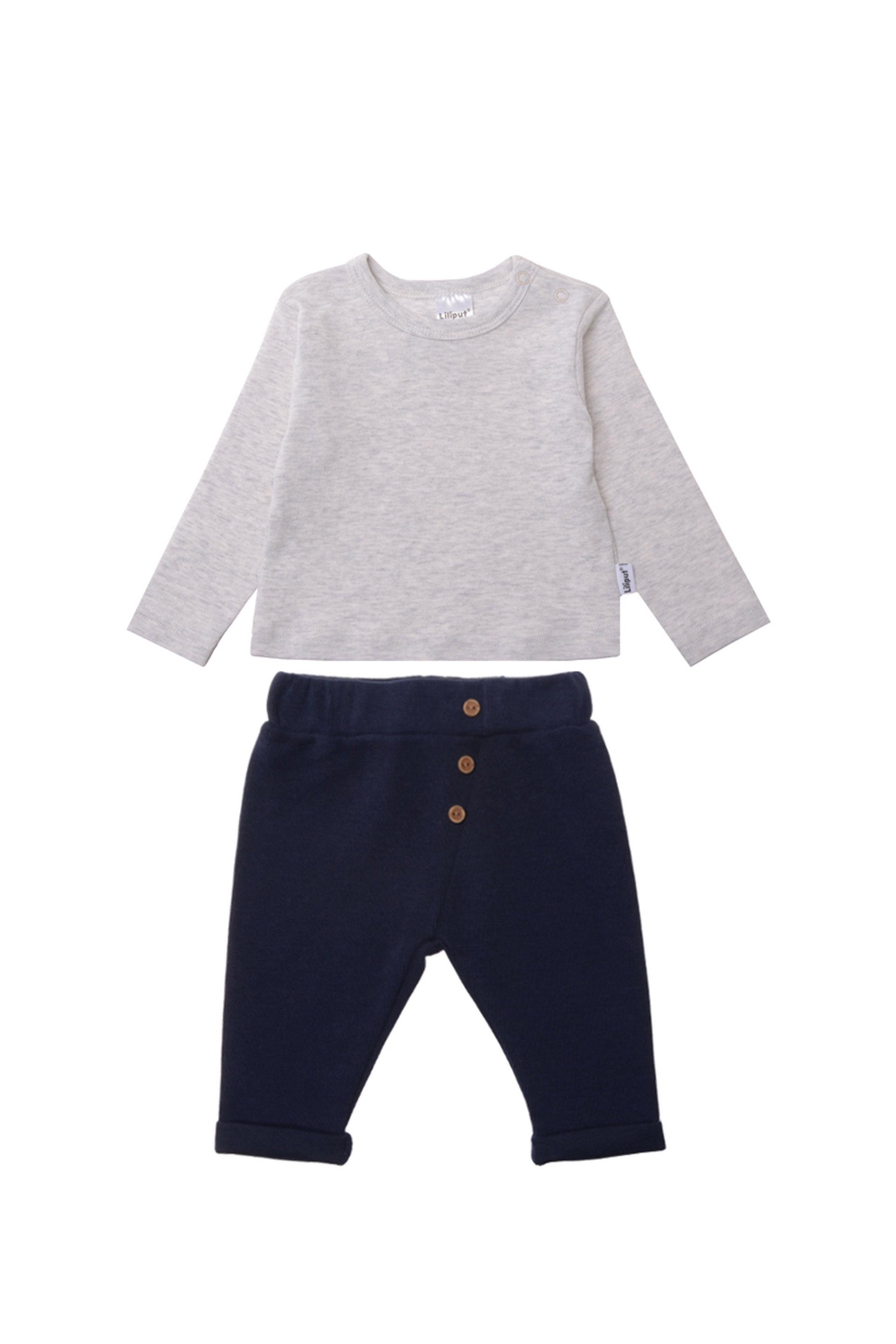 Liliput Erstausstattungspaket Set aus Langarmshirt und Hose (2-tlg) aus weichem Material