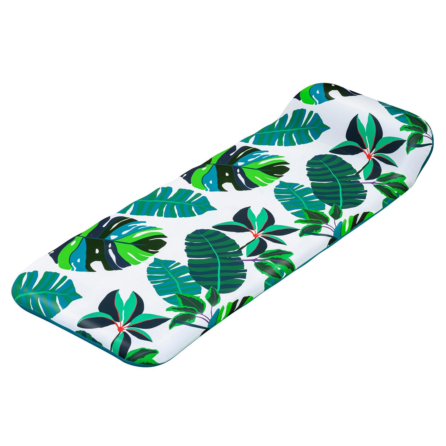 Bestway Badeinsel Blissfull Drifter™, (Packung, 1-St., 171 x 65 x 25,5 cm), Inkl. abnehmbarer, waschbarer Textilbezug mit UV-Schutz
