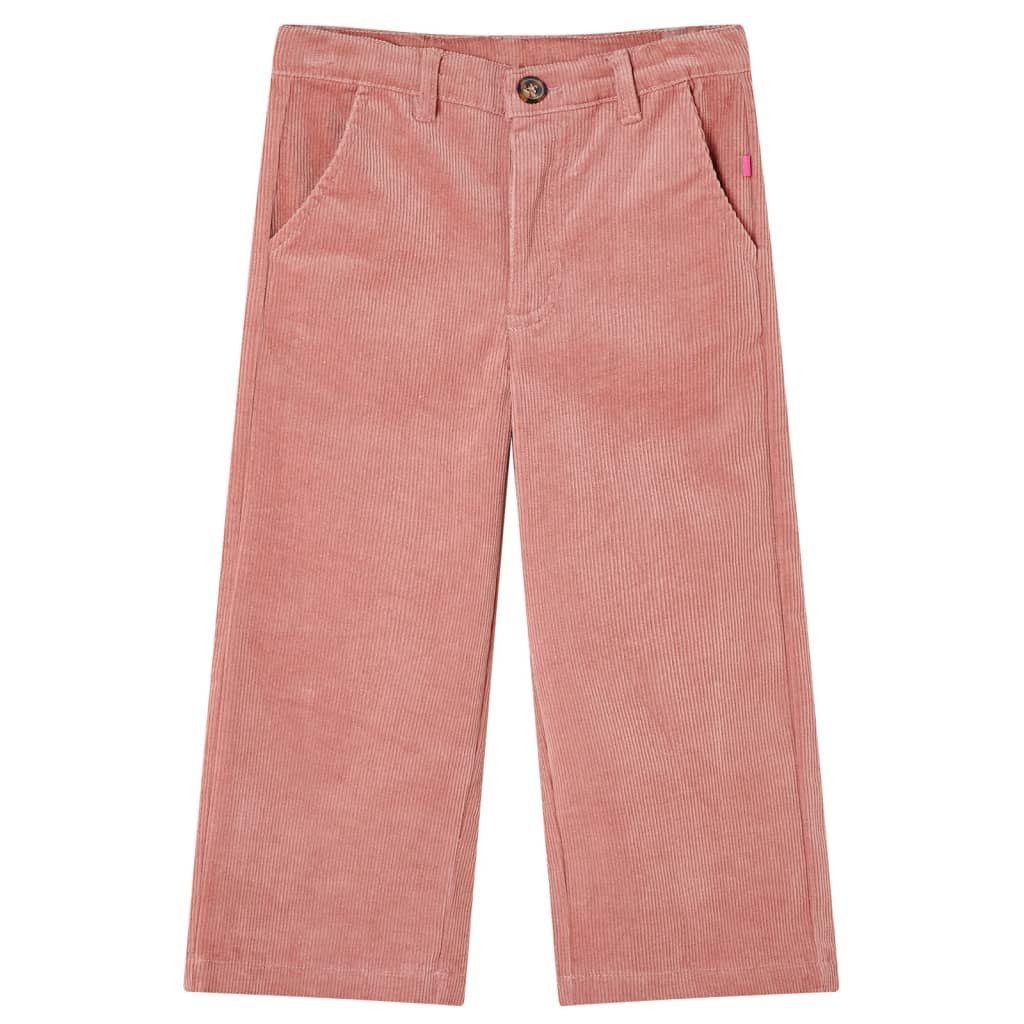 vidaXL Cordschlupfhose Kinderhose Cord Altrosa 128