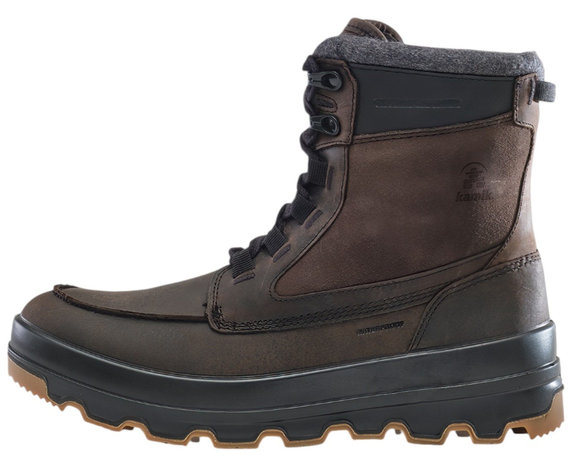 Kamik WK0770 DBR Dark Brown Stiefel