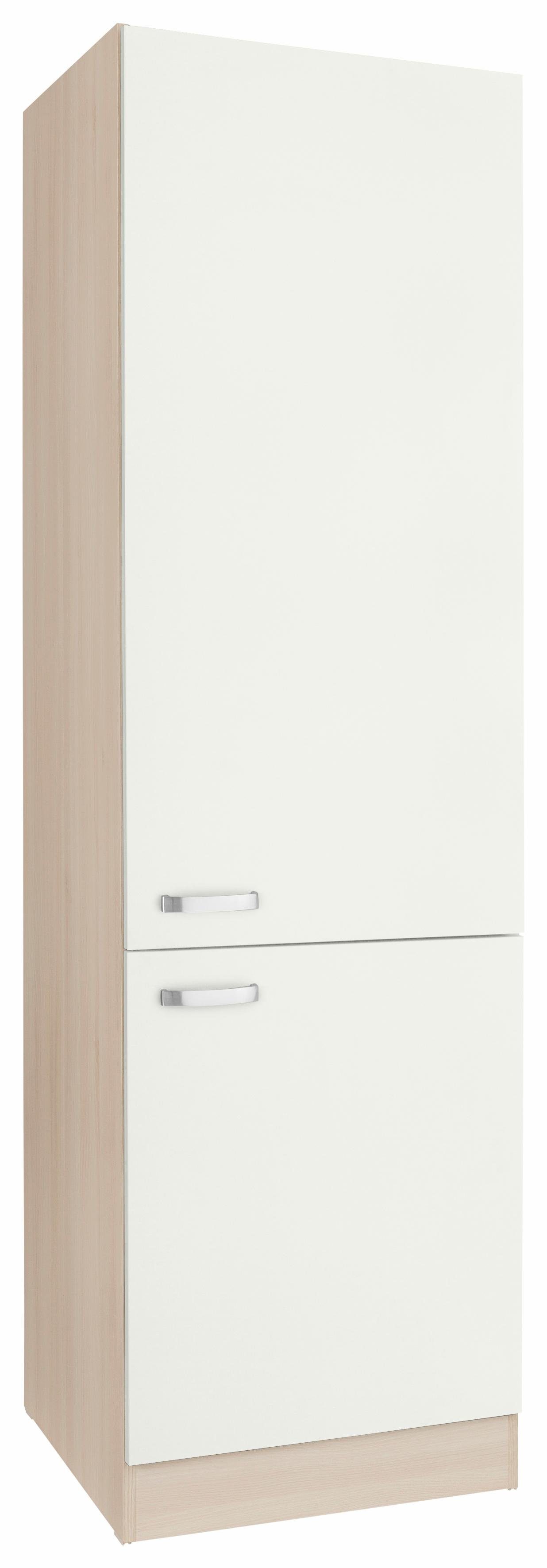 OPTIFIT Hochschrank Faro, weiß matt Breite mit Metallgriffen, 60 cm