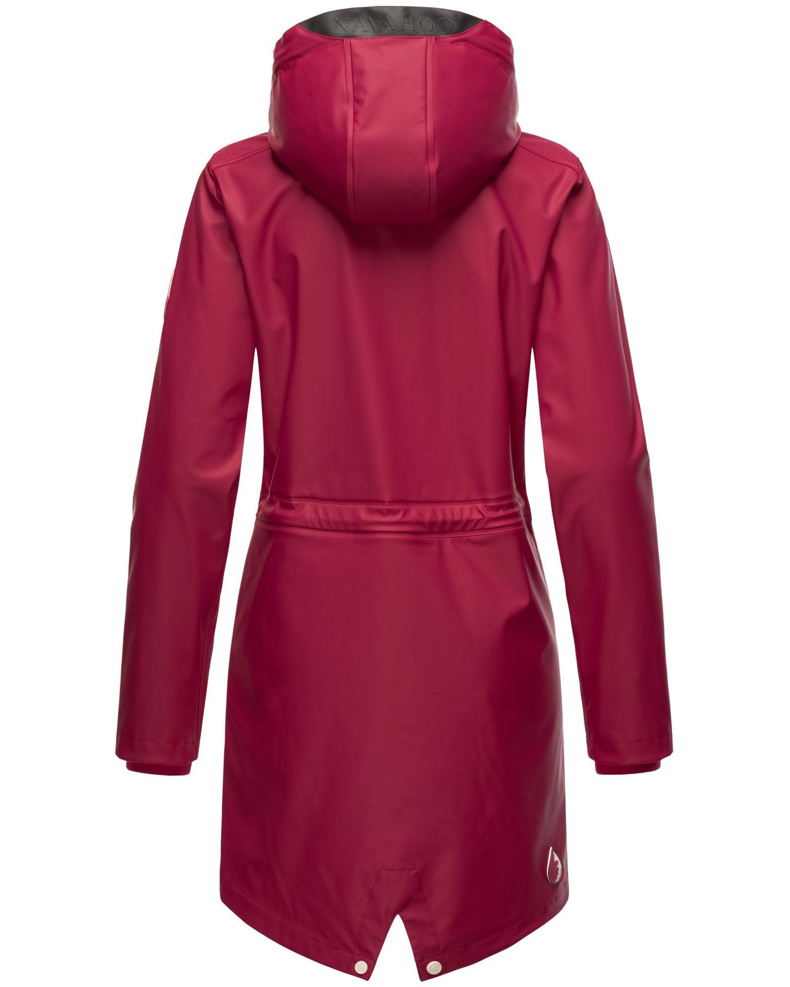 Stormoo Damen modischer Tropical Regenmantel Outdoor Navahoo fuchsia Regenjacke