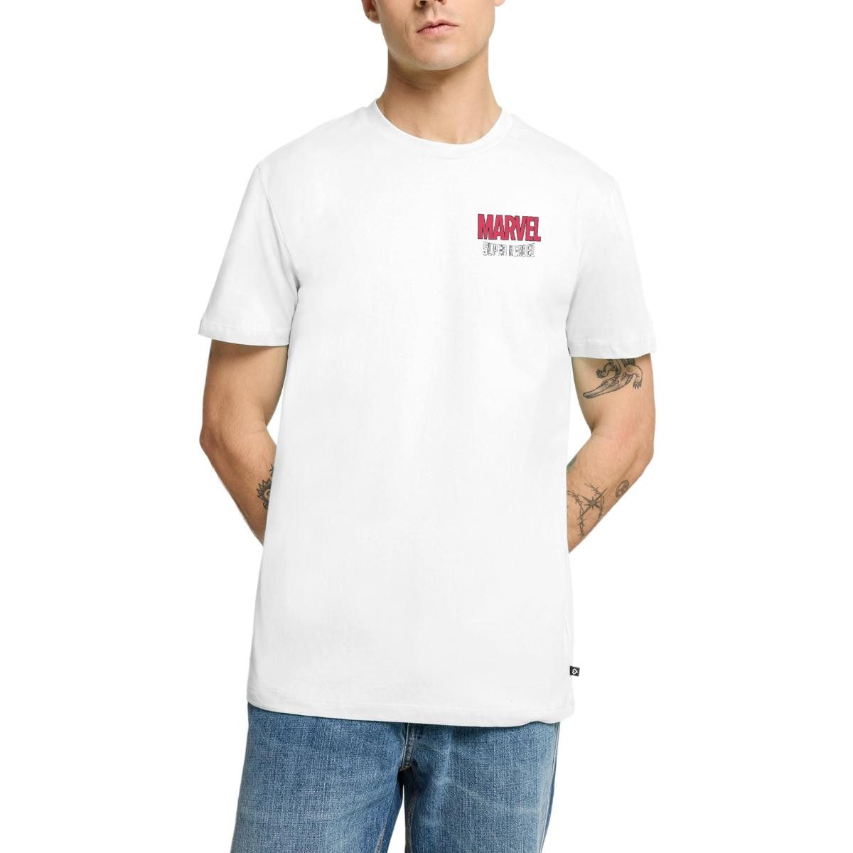 T-Shirt Avengers Marvel Superhelden Chest- Und Backprint Männer Premium T-Shir