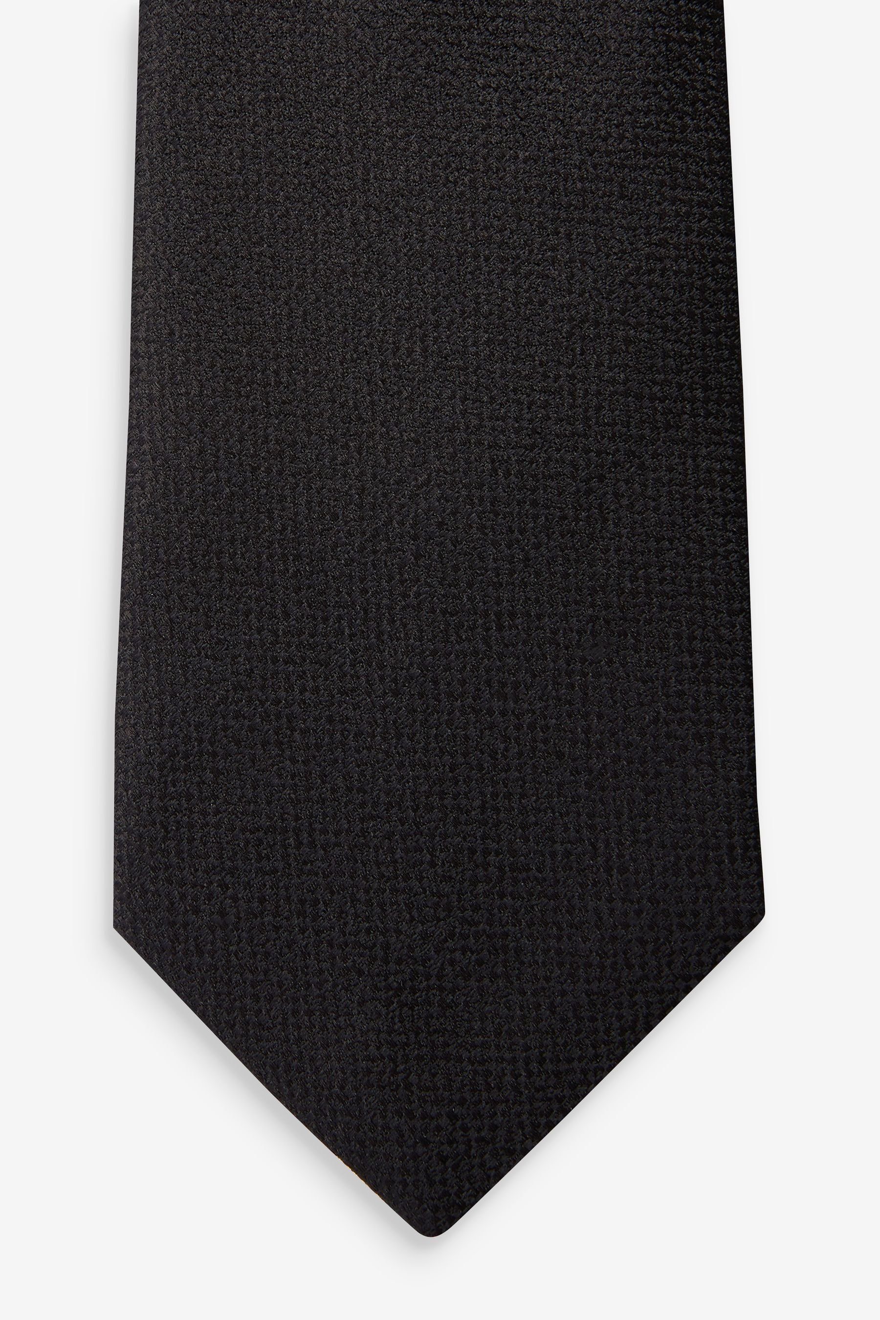 Next Krawatte Signature-Krawatte, hergestellt (1-St) Black in Italien