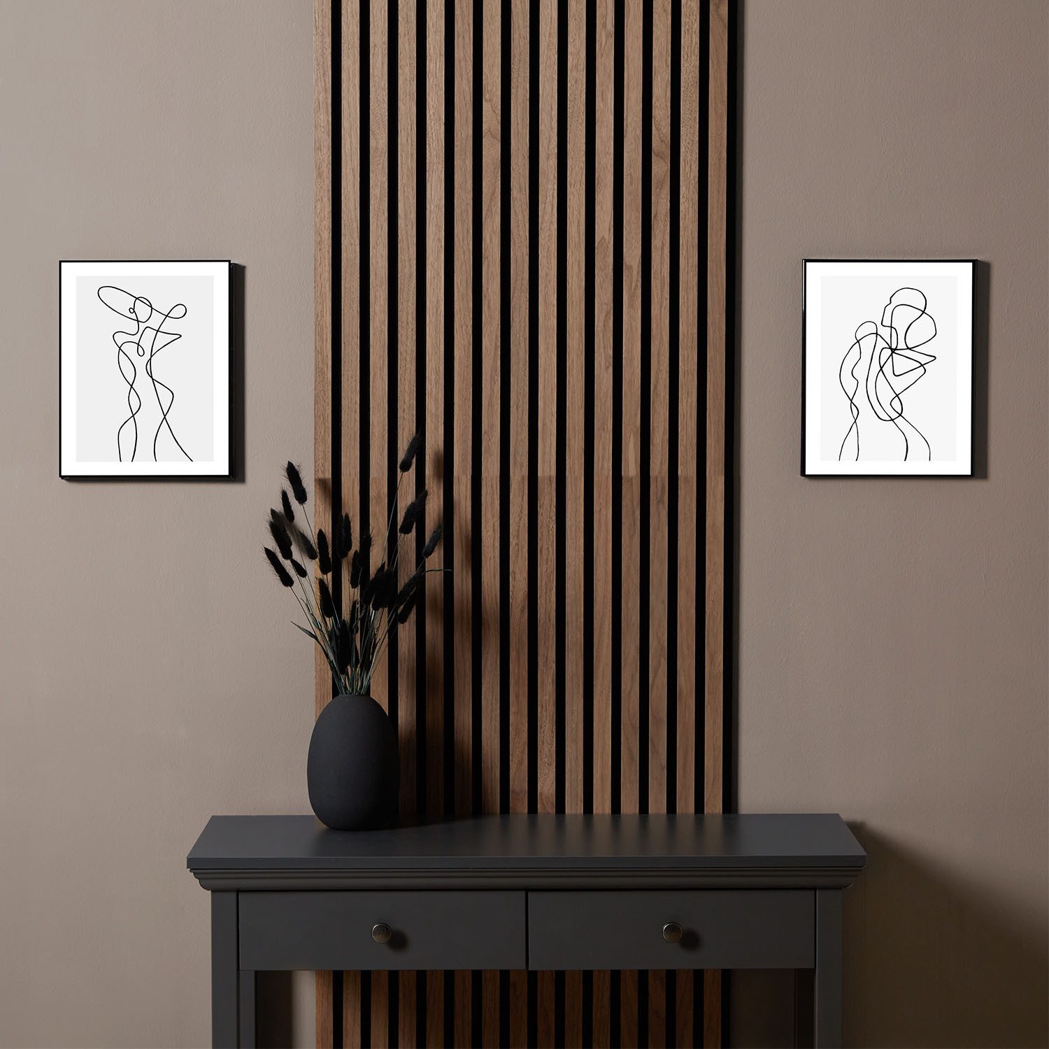 Homestyle4u Wandpaneel 60x60 60x120 cm 1/2/4 günstig online kaufen