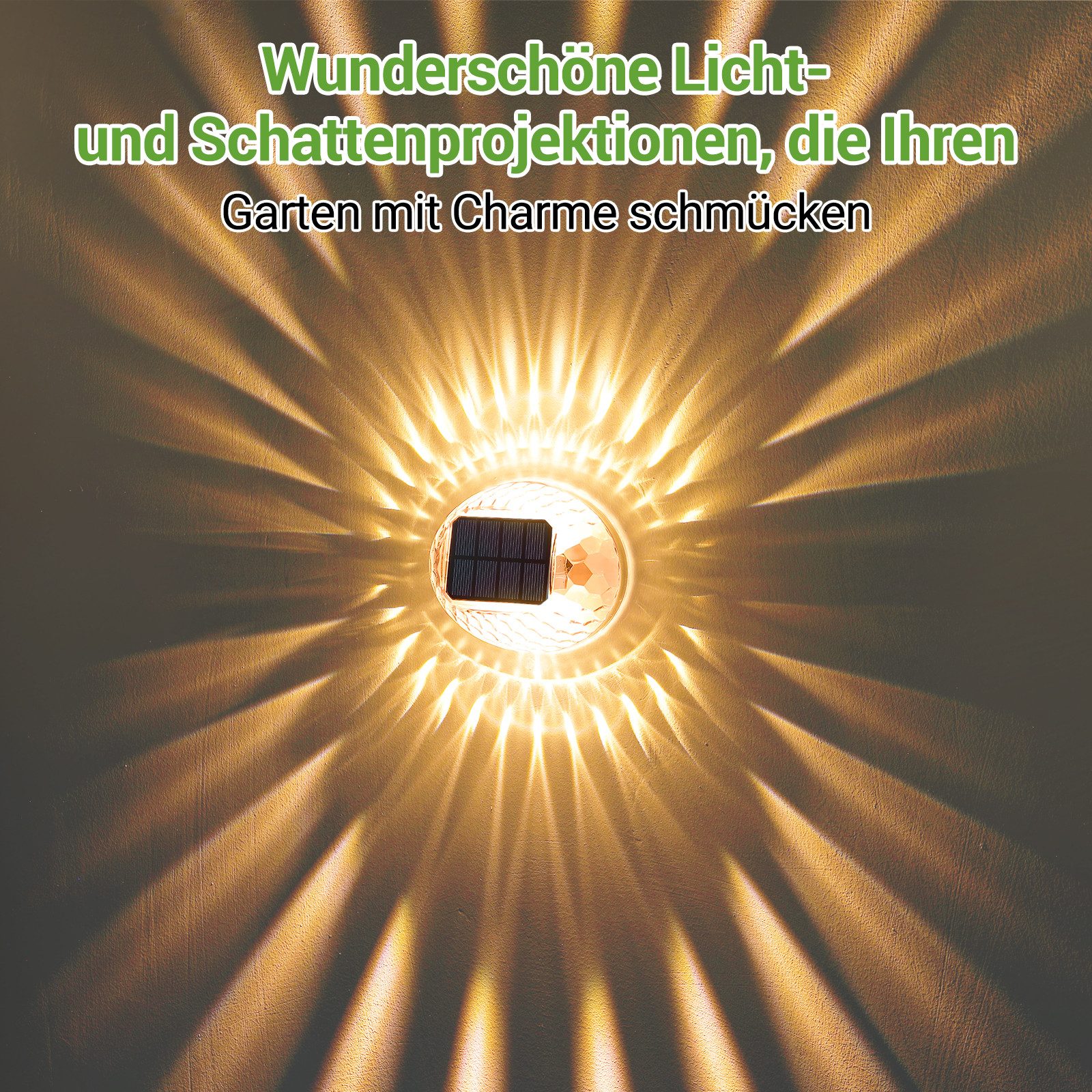 Quntis LED Solarleuchte 4 Stück Aussen Bodenbeleuchtung outdoor IP65 solarleuchten für außen, Warmweiß, Tageslichtweiß, Warmweiß/Kaltweiß/Blau Gartenleuchte für Garten, Terrasse,Weg