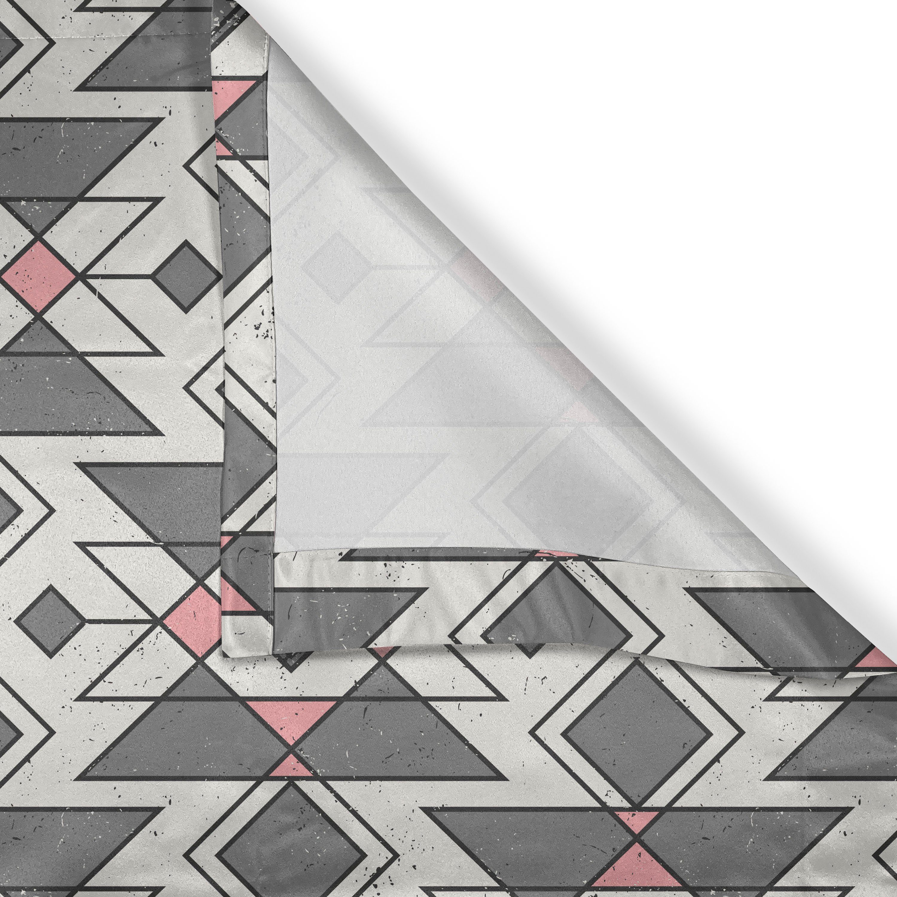 Ethnic Aztec Geometrische Abstrakt Dekorative für 2-Panel-Fenstervorhänge Abakuhaus, Schlafzimmer Wohnzimmer, Gardine