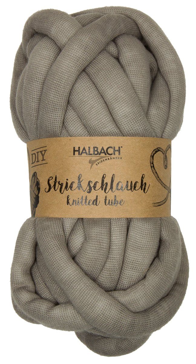 HALBACH Strickschlauch Knited Tube Häkelwolle, 12 m