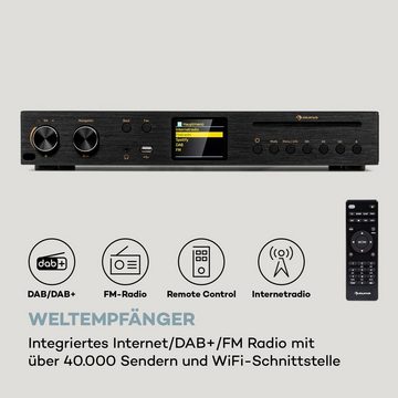 Auna WC838DB Audioverstärker (60 W, Digital Audio Bluetooth Verstärker HiFi Stereo Amplifier Multikanal)