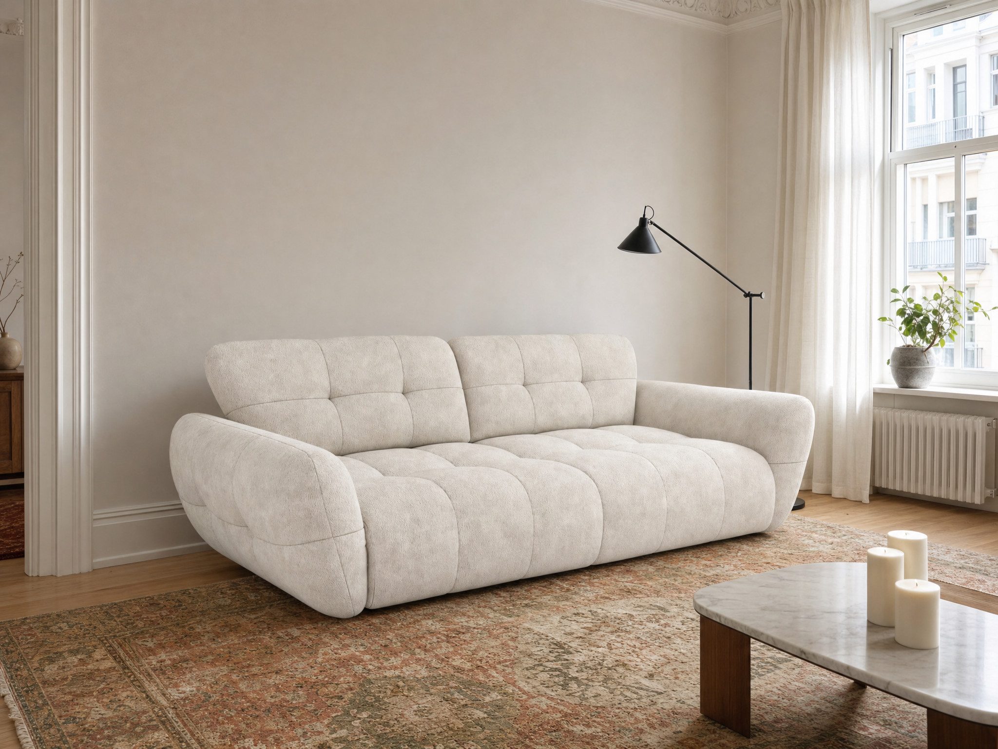 foamnova Big-Sofa Vannes, Lounge-Sofa, B: 272cm, XXL Sofa, auch als Dauerschläfer nutzbar