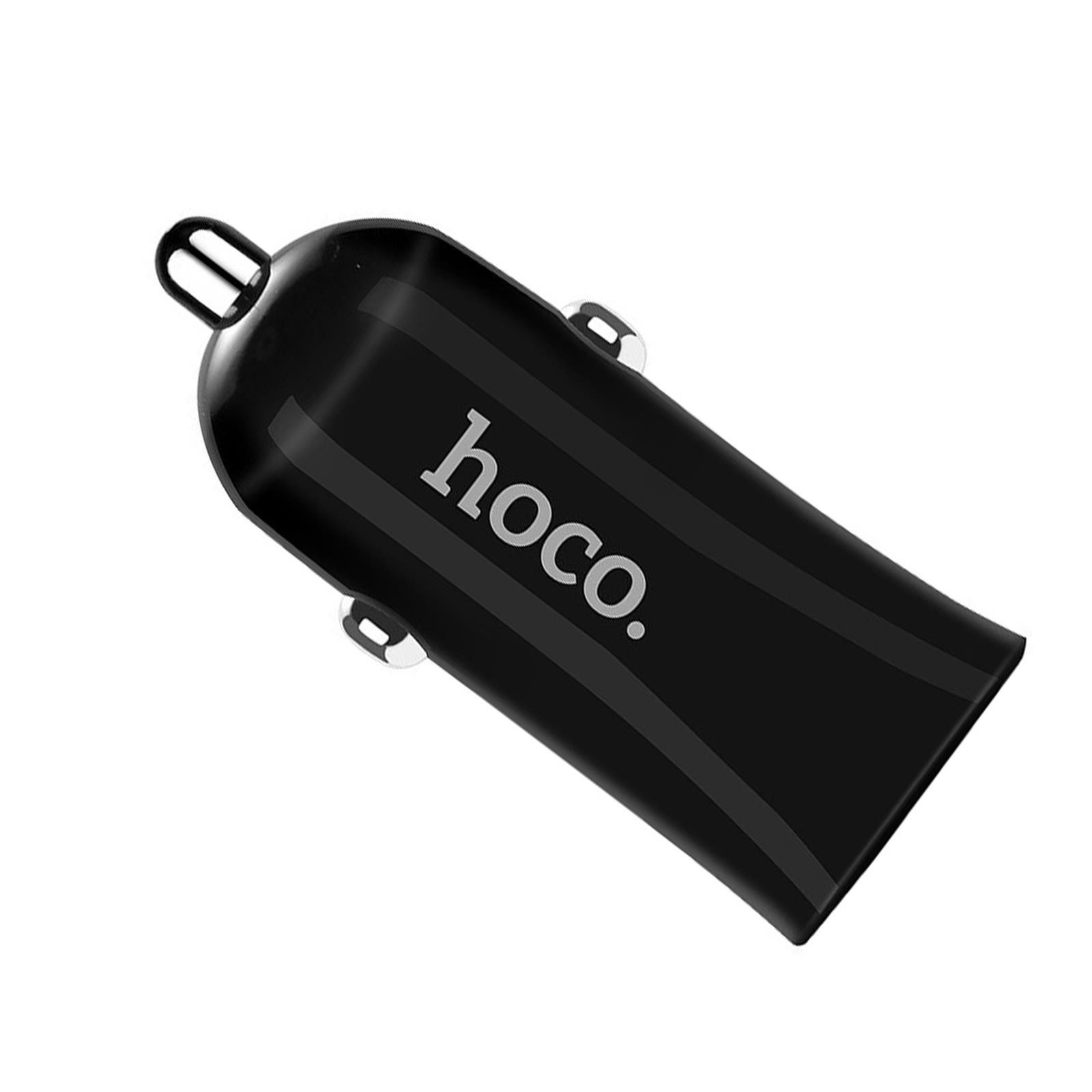 hoco. 12W USB Typ A und USB A Smartphone-Ladegerät (2400 mA, KFZ Dual USB Lade Stecker Zigarettenanzünder Charger)