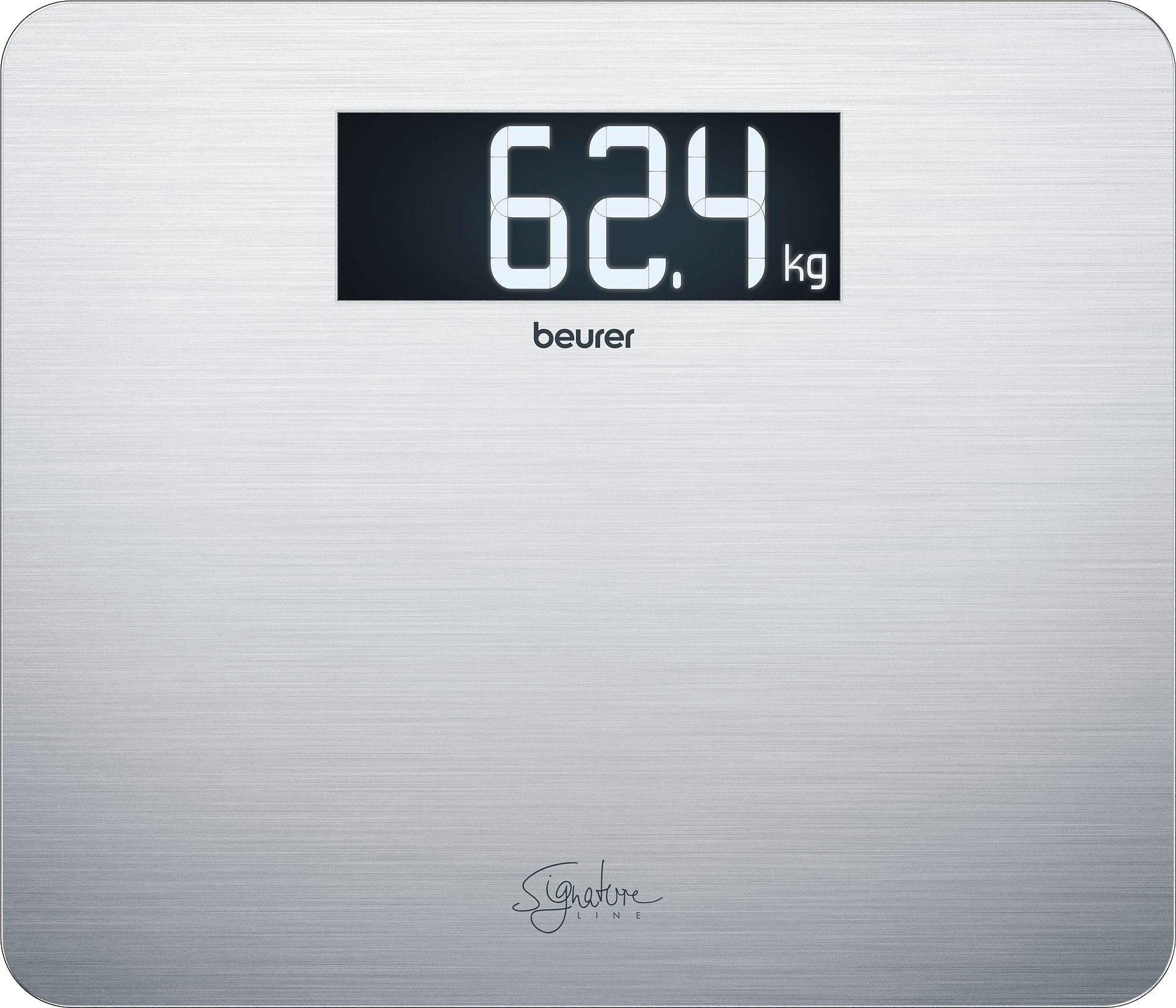 BEURER Personenwaage GS 405 Signature Line Edelstahlwaage