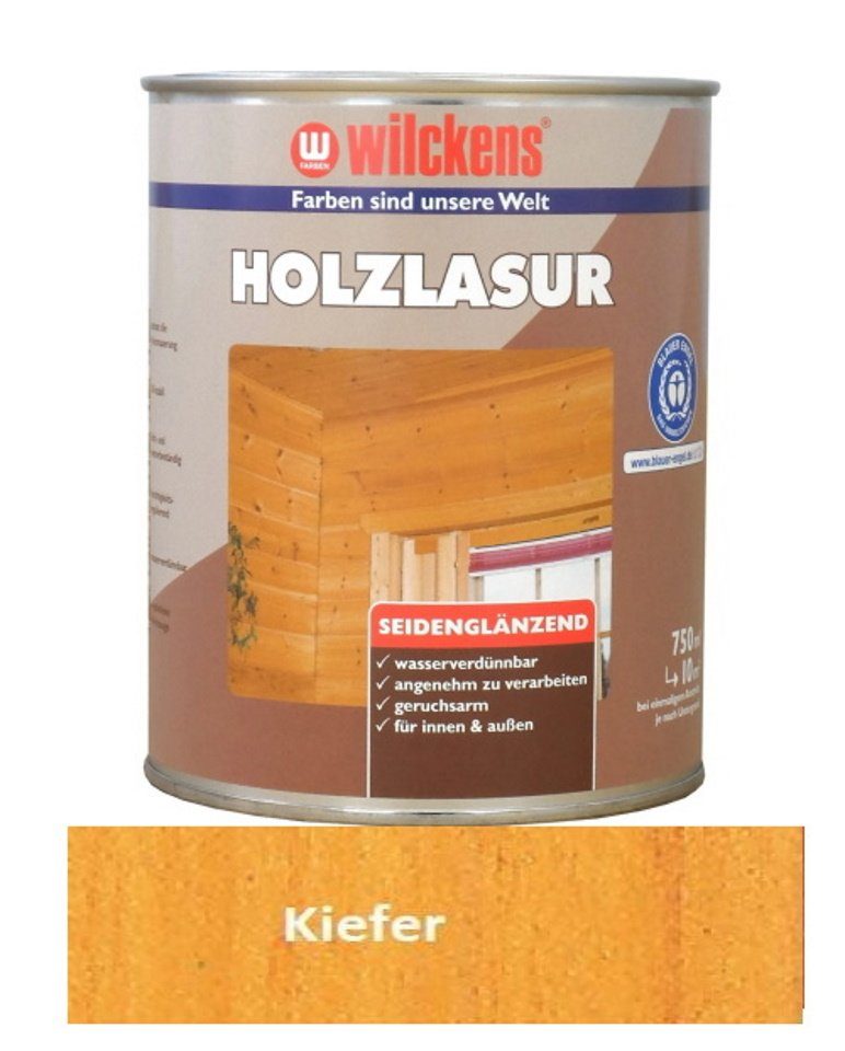 Wilckens Farben Lasur 750 ml Holzlasur Kiefer seidenglänzend
