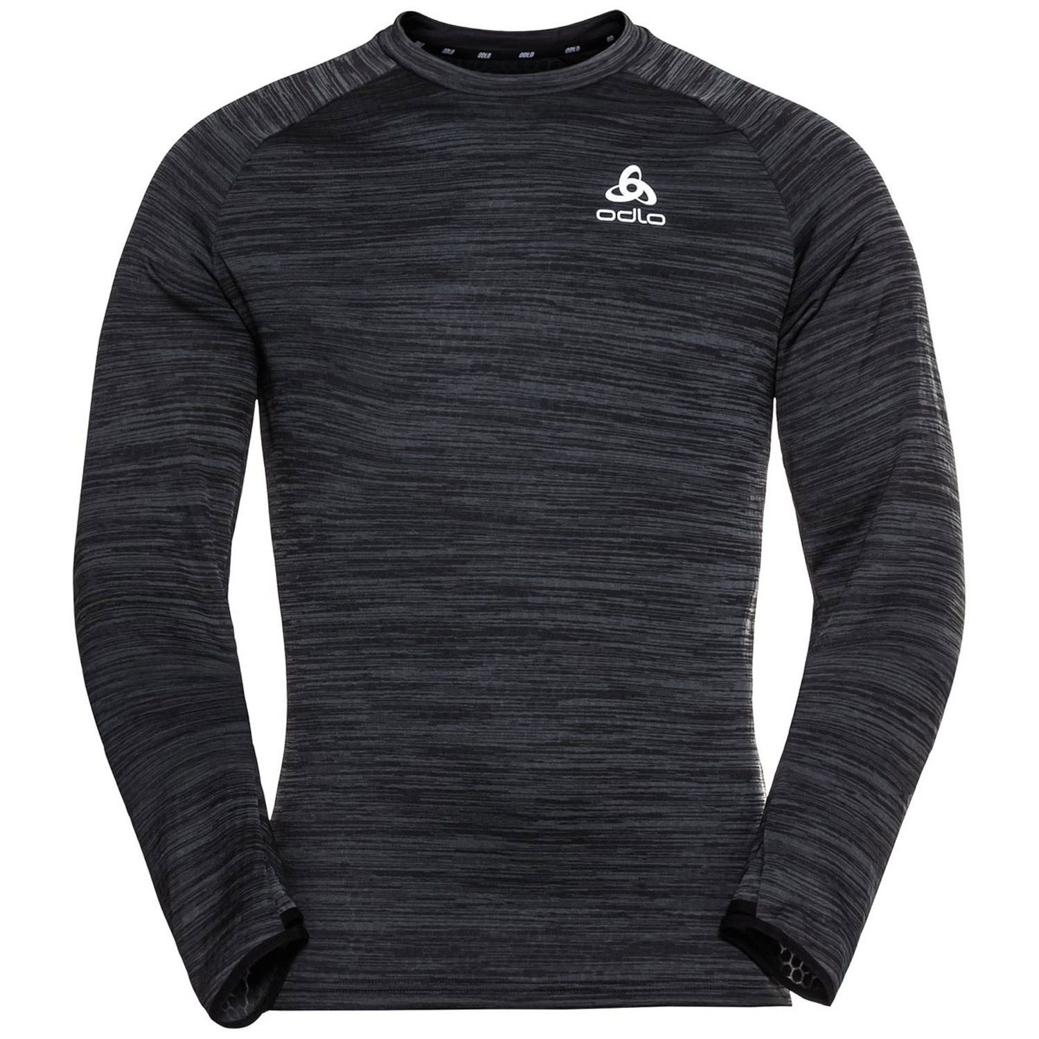 Odlo Langarmshirt Odlo Herren Laufshirt Run Easy Warm Midlayer 313612