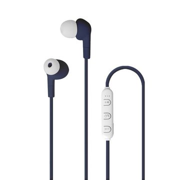 Pantone Universe PANTONE Stereo Bluetooth Kabelgebundener Ohrhörer navy Bluetooth 5.0-Technologie bis zu 3 Stunden Musik 10 Meter Reichweite In-Ear-Kopfhörer