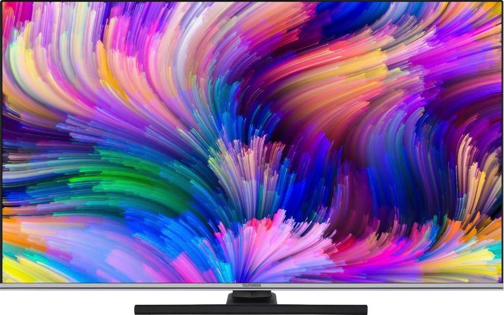 QLED-Fernseher TV, Smart-TV) Telefunken (126 4K Zoll, cm/50 HD, Android Ultra D50Q701X2CW