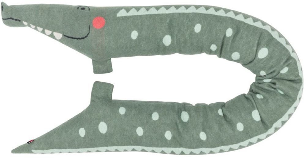 DAVID FUSSENEGGER Babykissen Juwel 'Krokodil' 15 x 170 cm Efeu günstig online kaufen