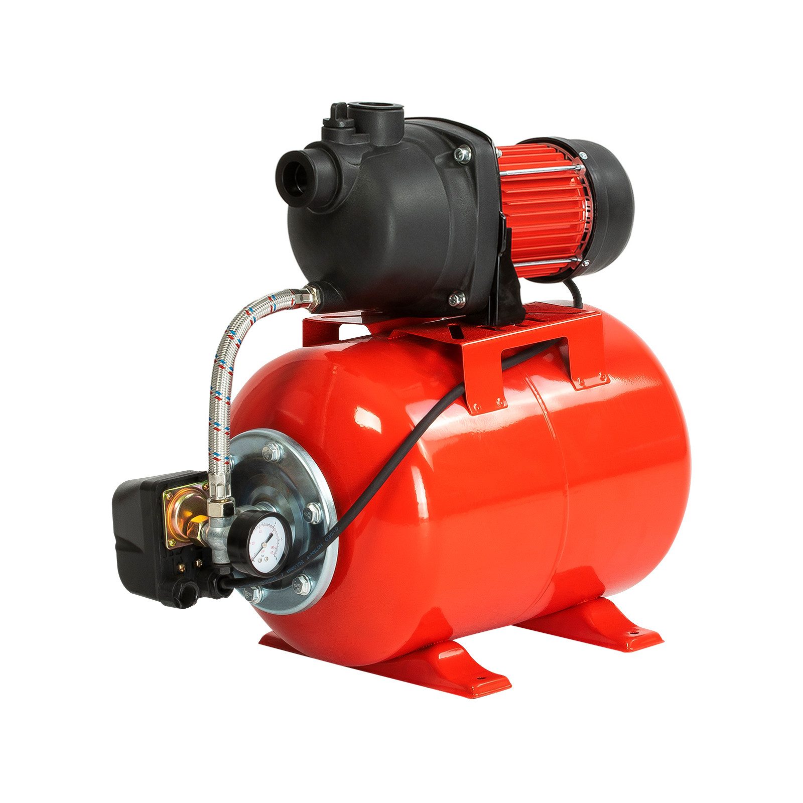 Grafner Hauswasserwerk Hauswasserwerk Hauswasser Elektromotor 1200 W 3800 l/h, bis zu 3800 l/h Fördermenge, 25 Liter Behältervolumen