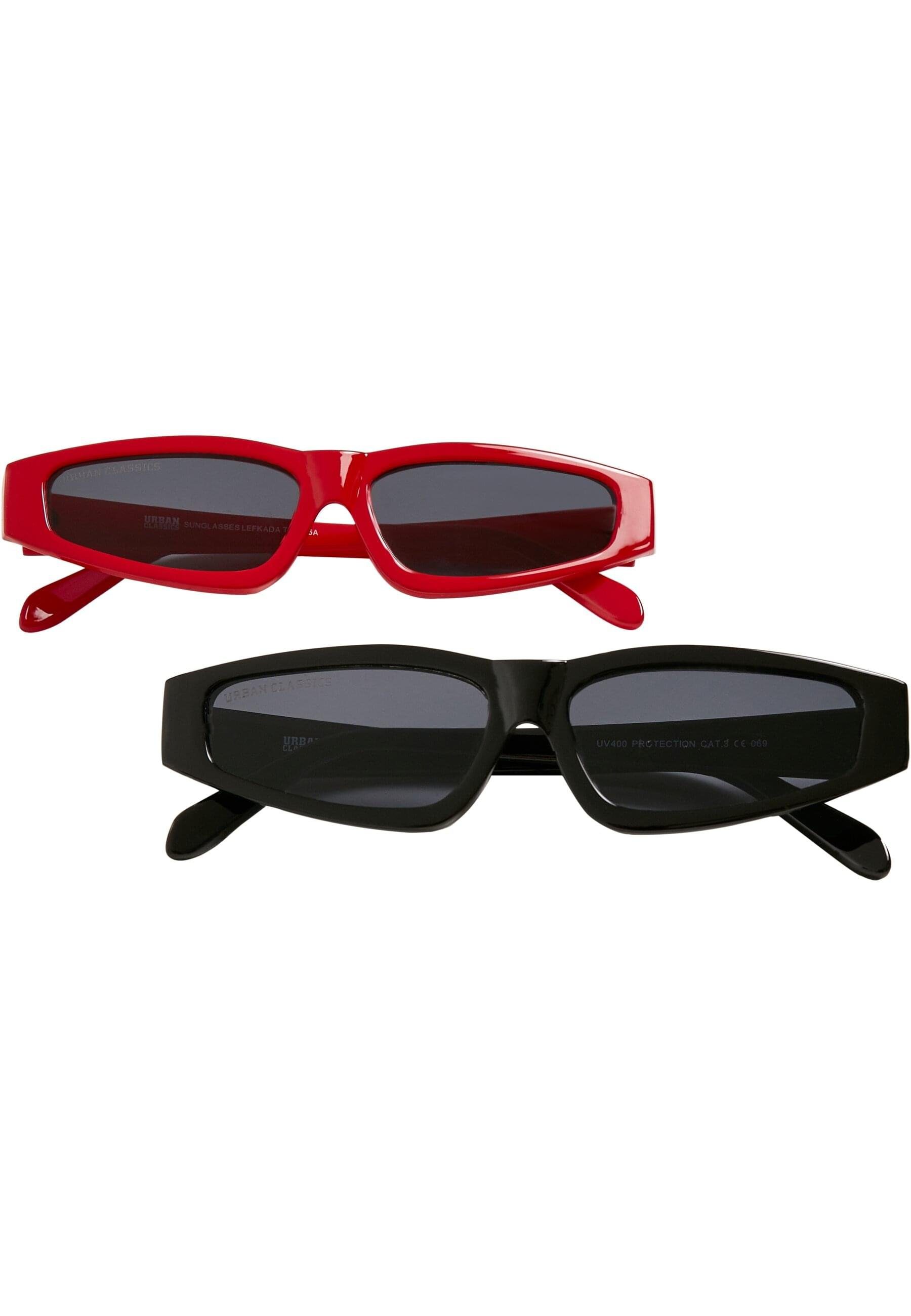 black/black+red/black 2-Pack URBAN Sunglasses CLASSICS Sonnenbrille Unisex Lefkada