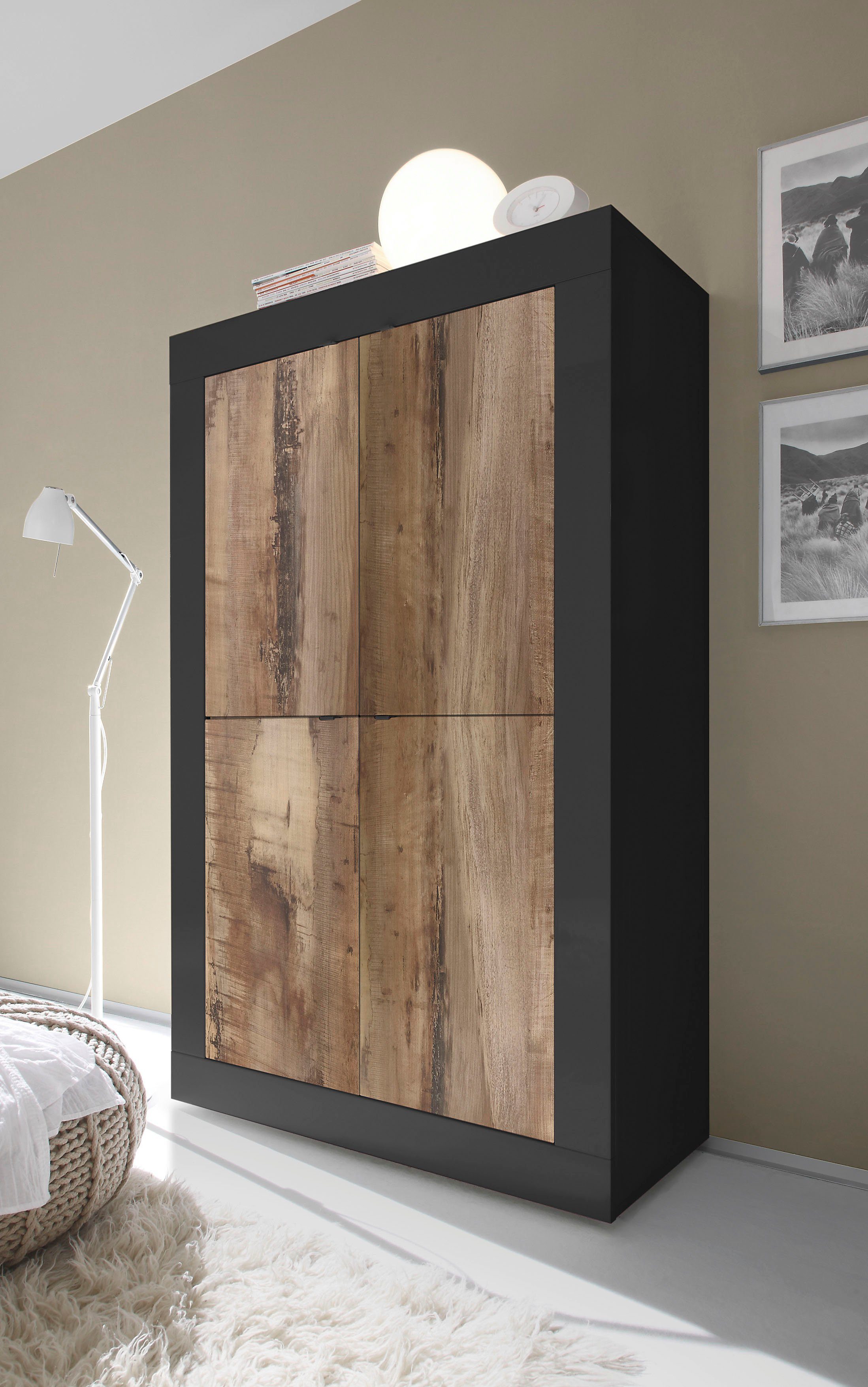 INOSIGN Highboard Basic Höhe 162 cm, Breite 102 cm, Kommode 4 Türen, Hochko günstig online kaufen