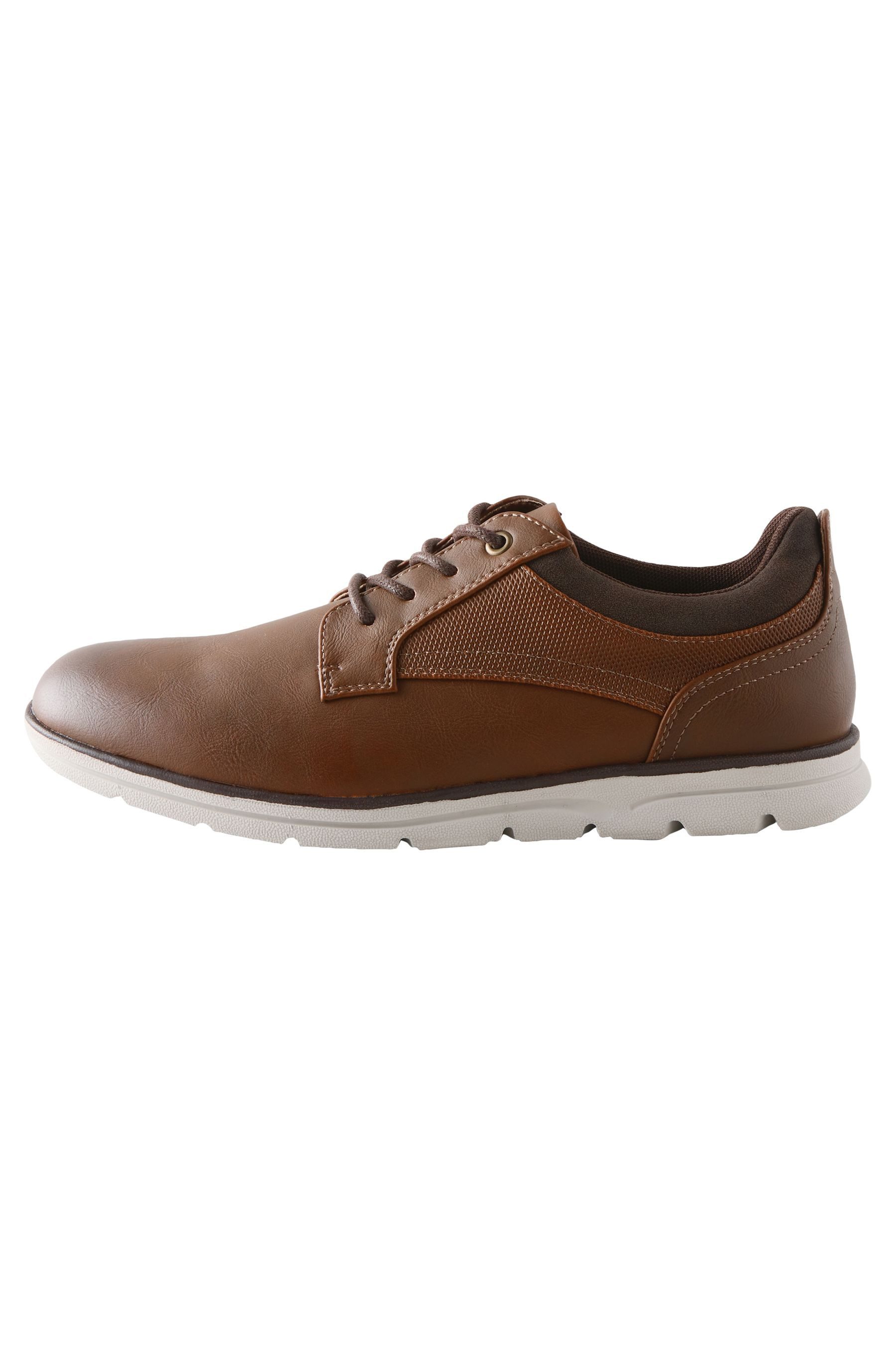 Next Derby-Schuhe aus Leder mit leichtem Keilabsatz Keilpumps (1-tlg)