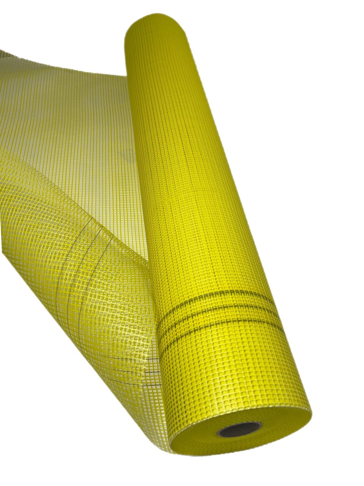 VaGo-Tools Glaswolle Armierungsgewebe Rollen 4x4 10 165g/m² Gewebe Gelb