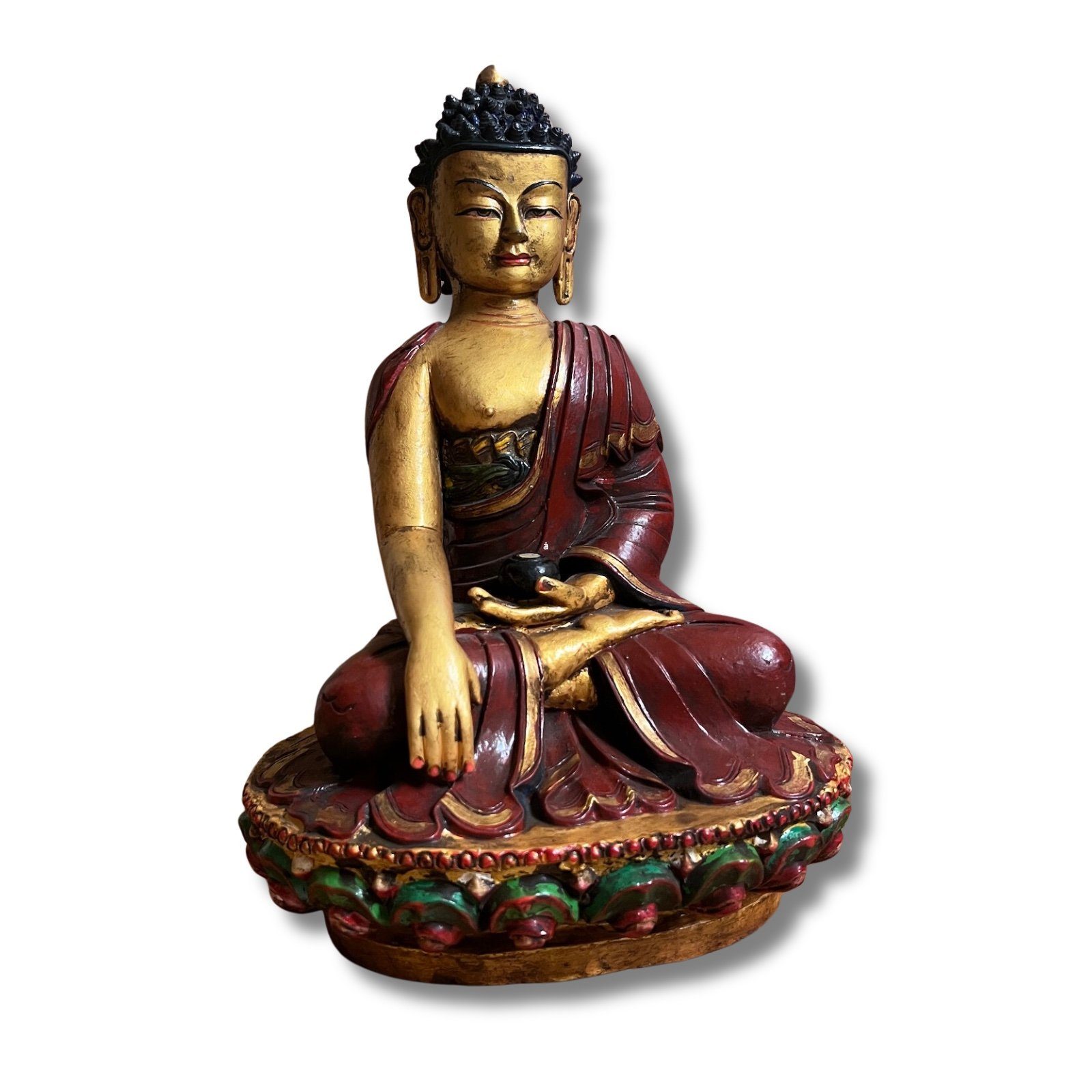 Asien LifeStyle Buddhafigur Buddha Figur Terrakotta Siddharta Gautama