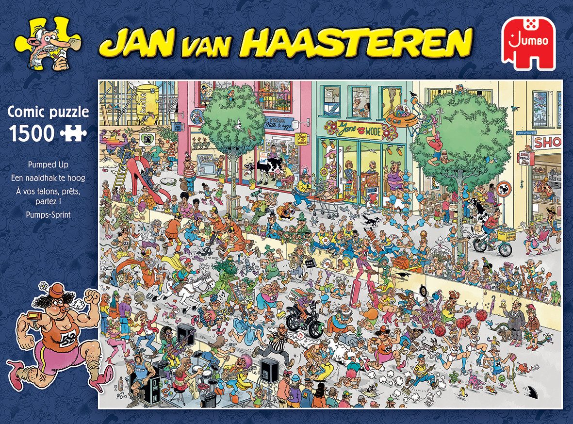 Jan van Haasteren Puzzle Jan van Haasteren, Pumps Sprint, 1500 Teile Puzzle, 1500 Puzzleteile