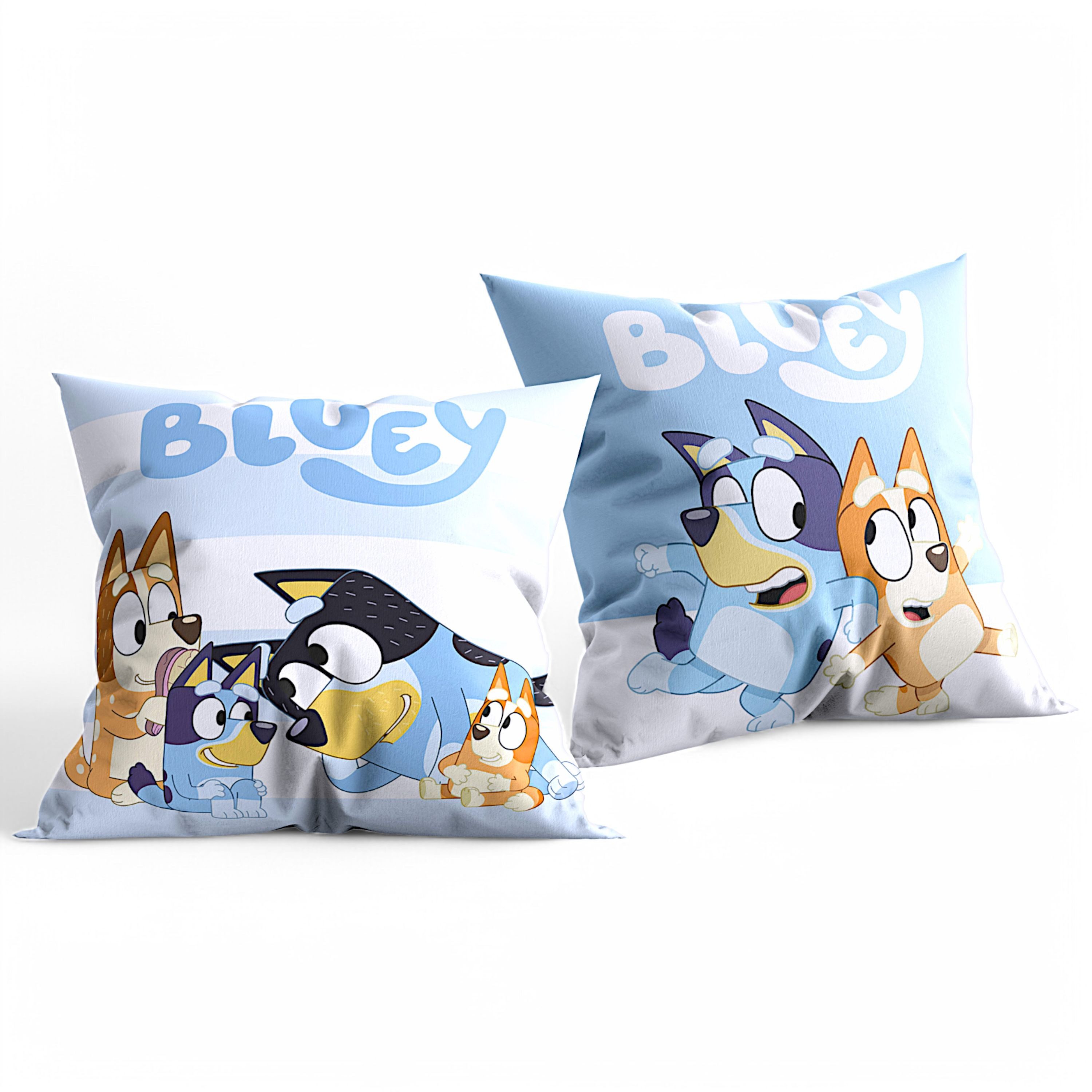 Bluey Dekokissen Bluey & Bingo, Kinder Kuschelkissen 40 x 40 cm günstig online kaufen