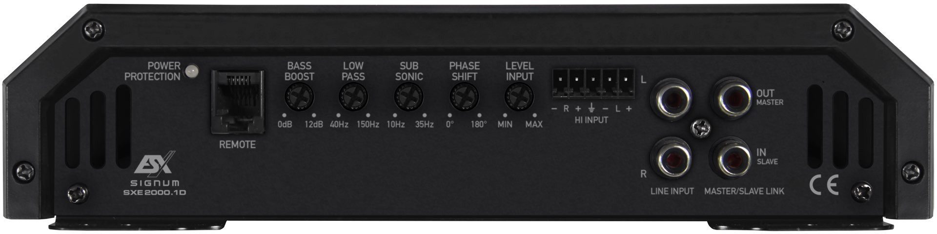 ESX SXE2000.1D 1KW 1000 Watt RMS Monoblock 1-Kanal Verstärker Endstufe Endverstärker (Anzahl Kanäle: 1)