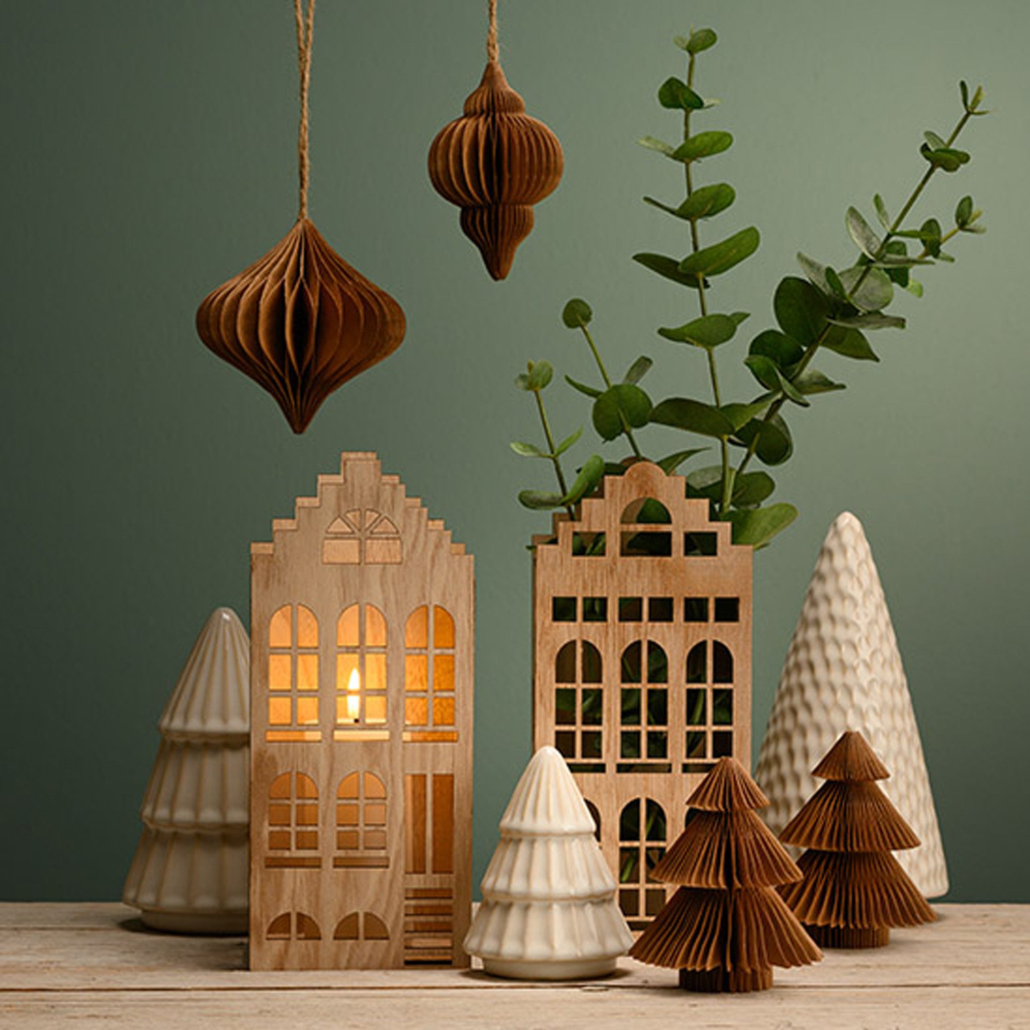 matches21 HOME & HOBBY Dekofigur Keramik Tannenbäume weiß 3er Set, Dekofigu günstig online kaufen