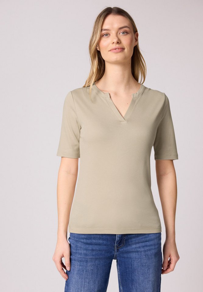STREET ONE Rundhalsshirt Jersey