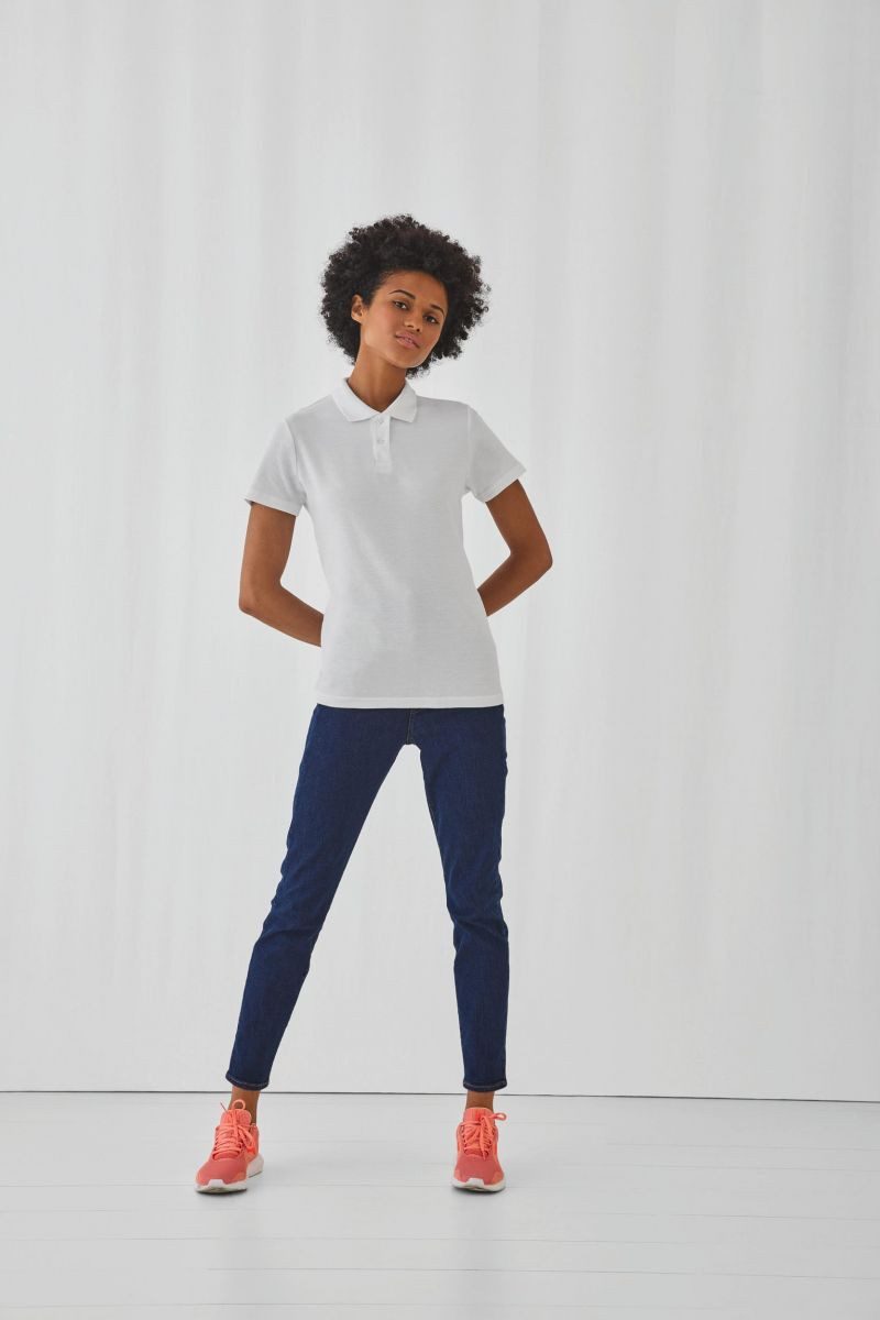 B&C Poloshirt Damen Polo ID.001 /Femininer günstig online kaufen