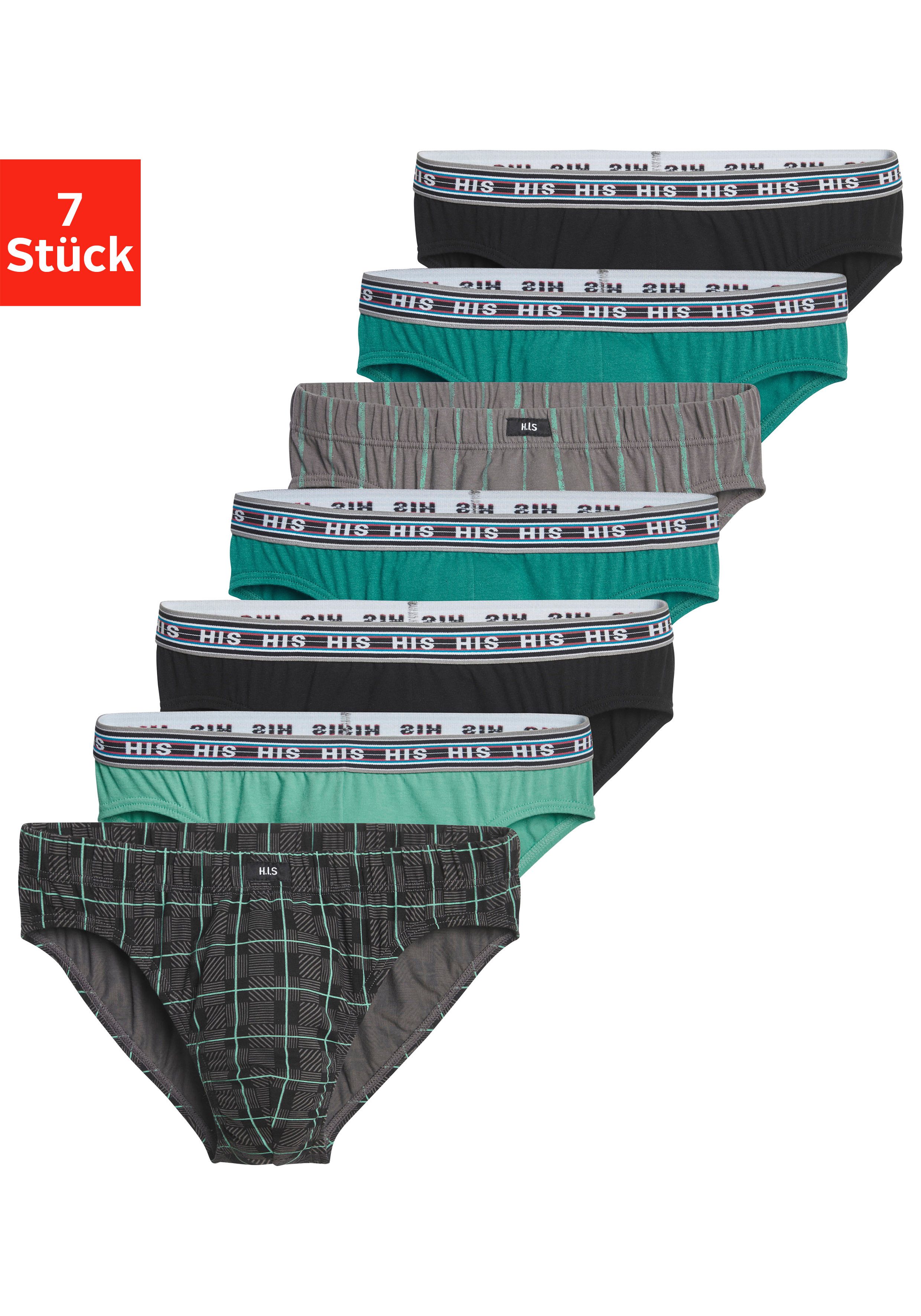 H.I.S Slip (Packung, 7-St) aus Baumwoll-Stretch