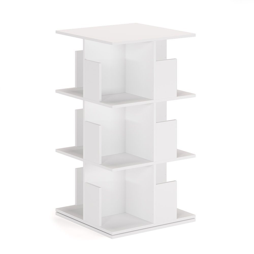 Bücherregal Alfa, Weiß, 60 x 111 cm