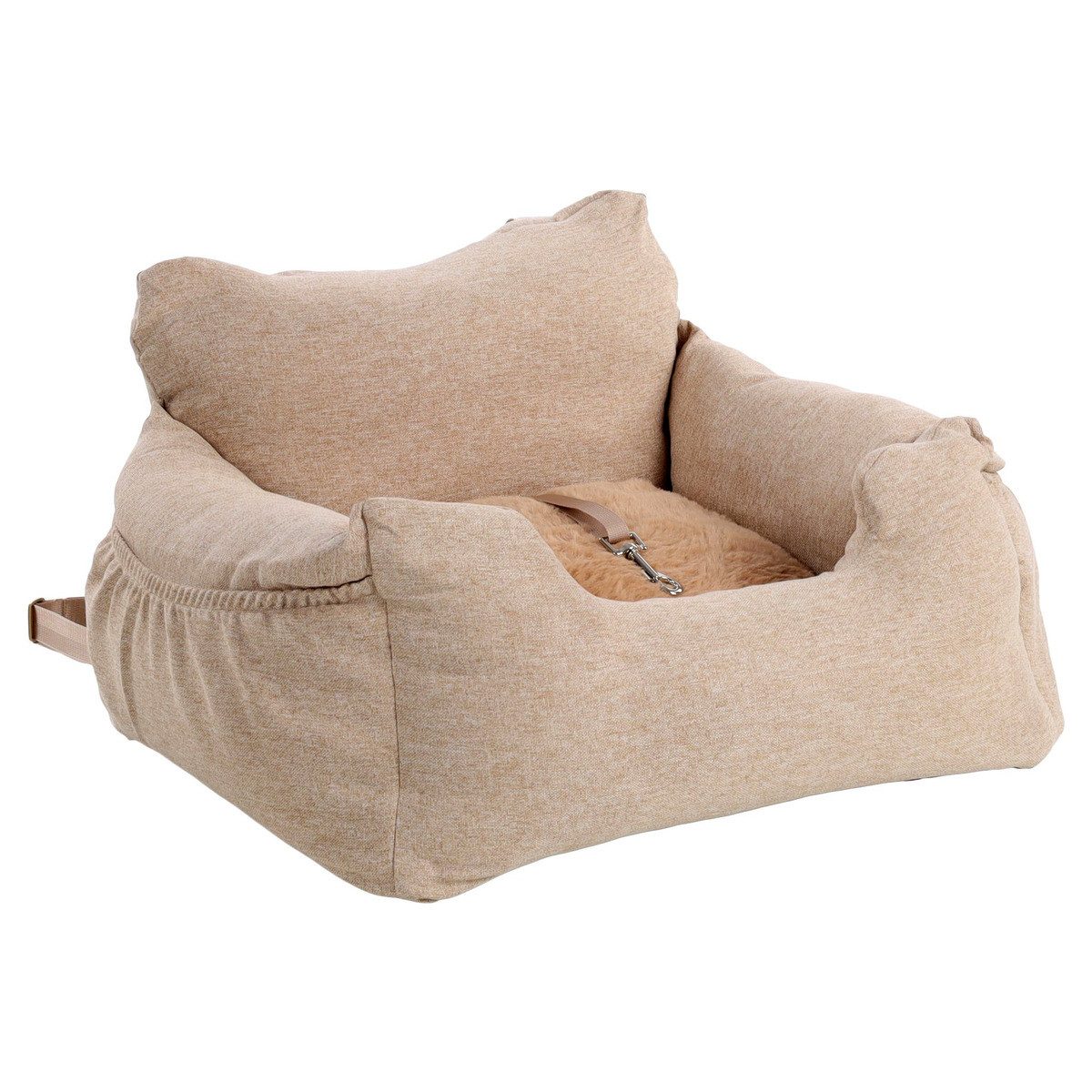 Flamingo Hunde-Autositz Autositz Megan beige