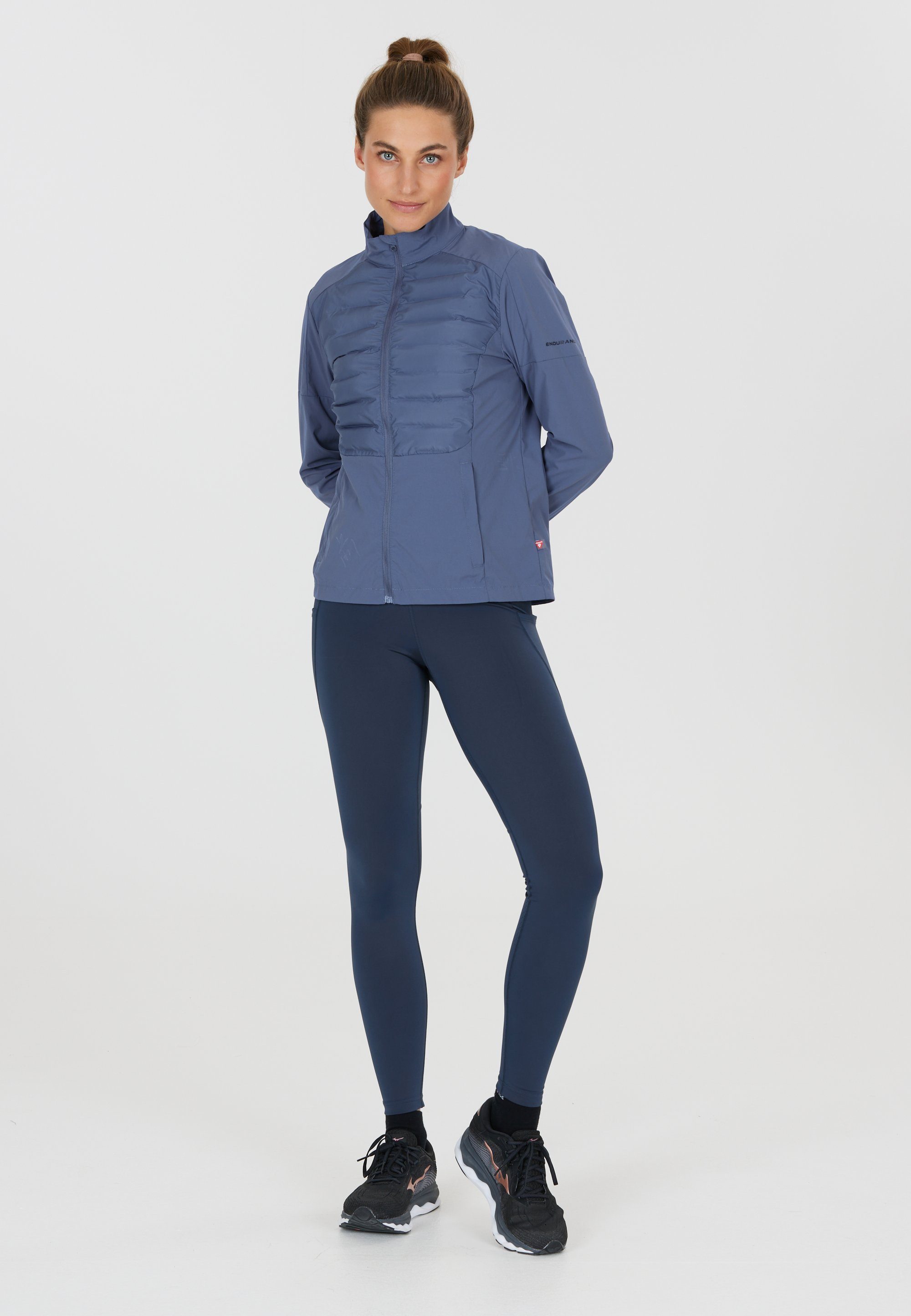 Laufjacke blau mit ENDURANCE Beistyla Funktion wasserdichter