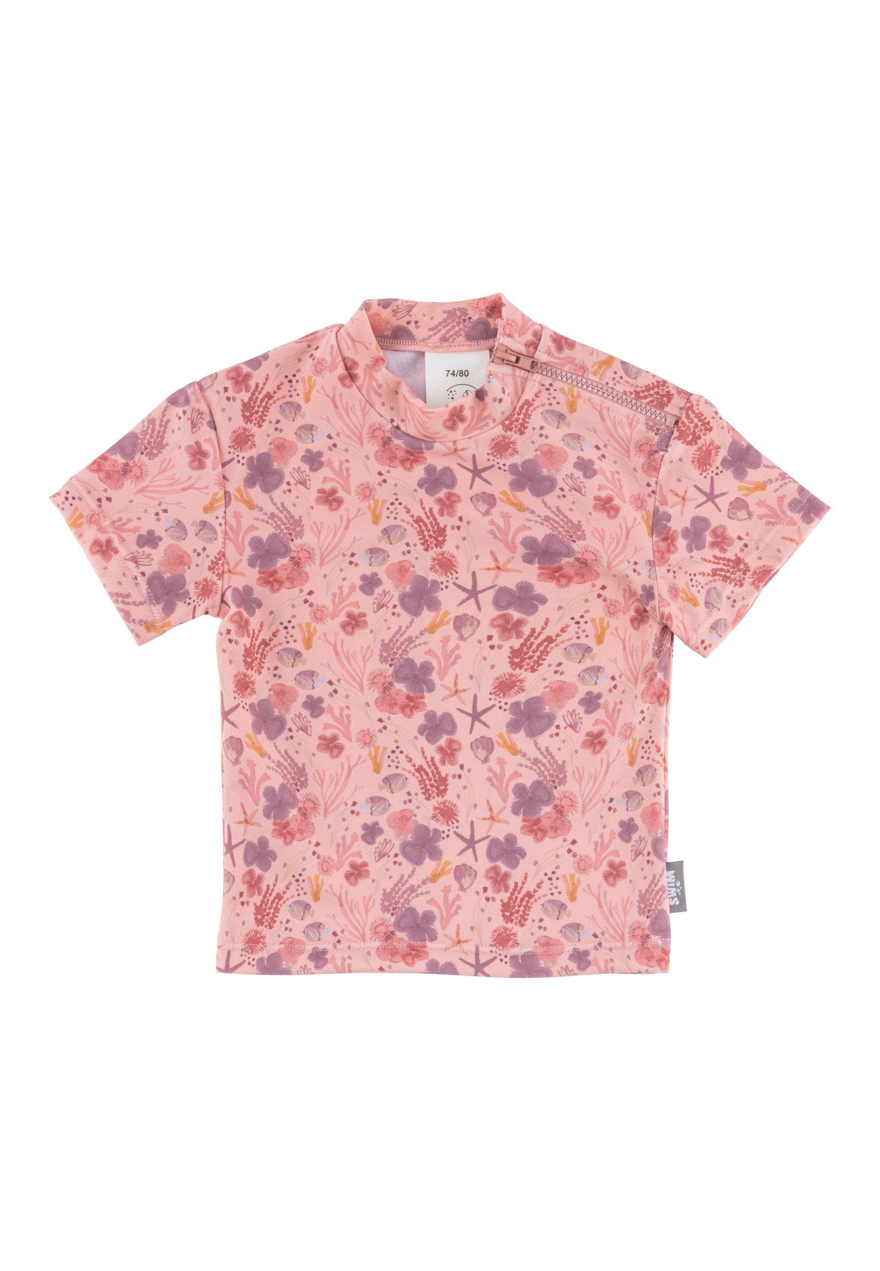 Sterntaler® Schwimmanzug Badeshirt kurzarm Corale (1-St) günstig online kaufen