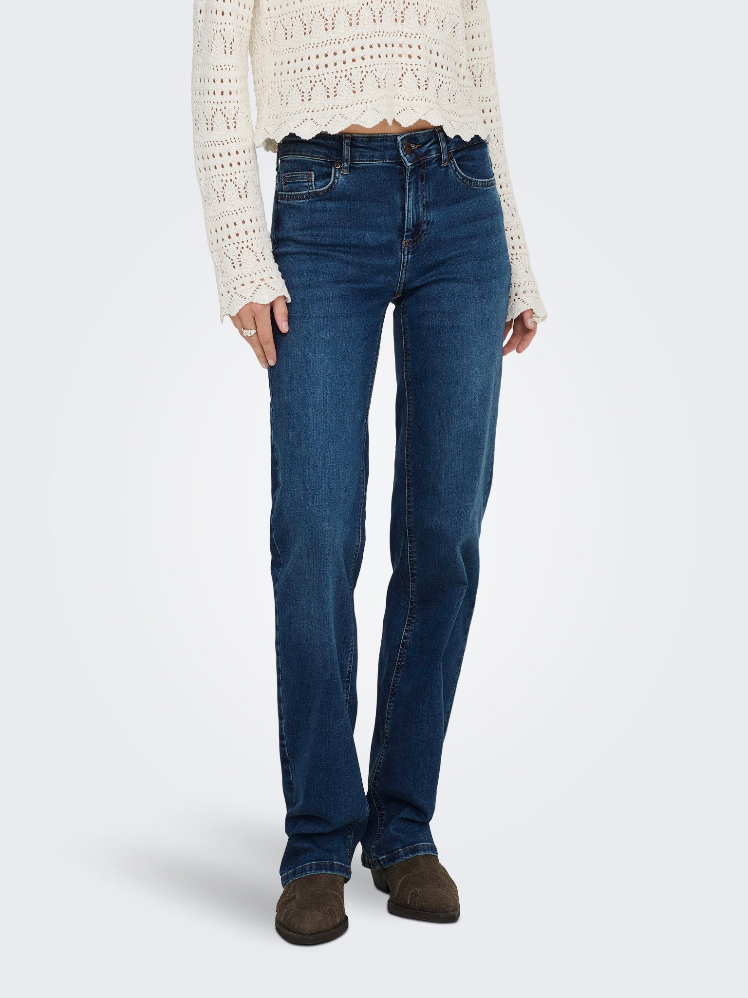 ONLY Straight-Jeans ONLBLUSH MID STRAIGHT DNM günstig online kaufen