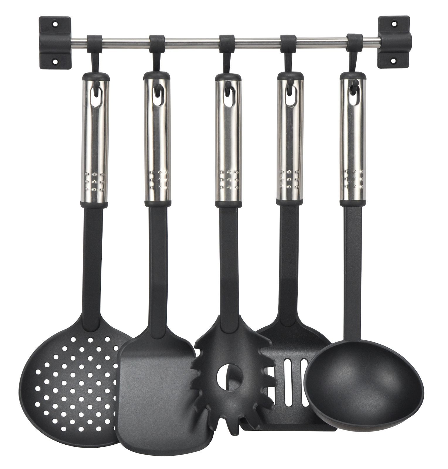 Gravidus Kochbesteck-Set 6tlg Küchenhelfer Set Edelstahl