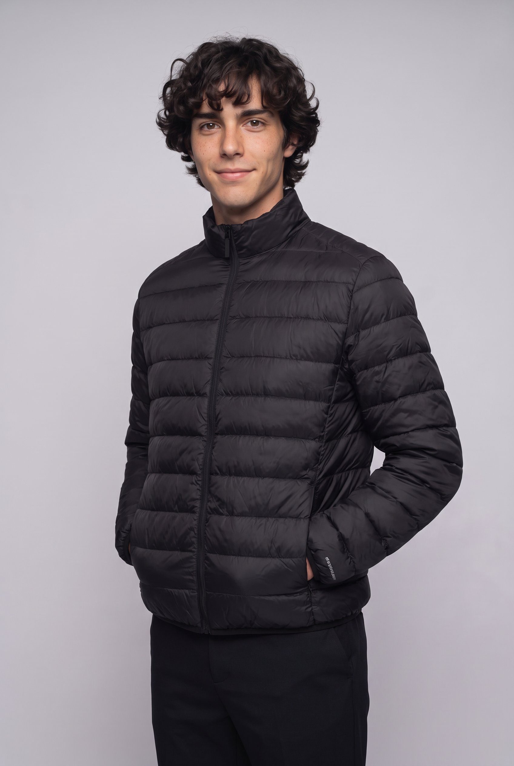 Jack & Jones Steppjacke JJEBERG LIGHT DOWN COLLAR PUFFER NOOS Kunstfaser, regular fit – Bild 5 von 5