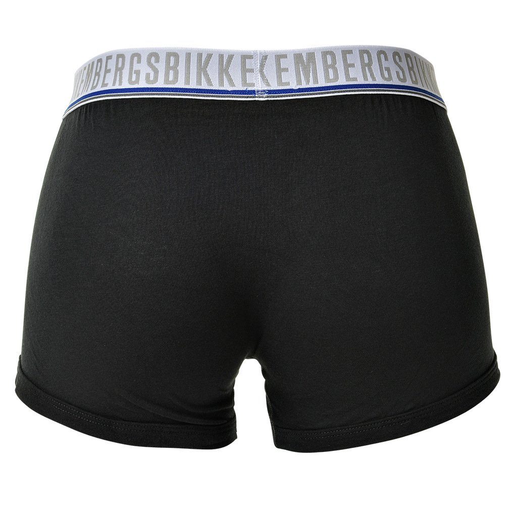 - Herren Stretch Shorts, Schwarz Bikkembergs TRUNK, TRIPACK 3er Boxer Pack