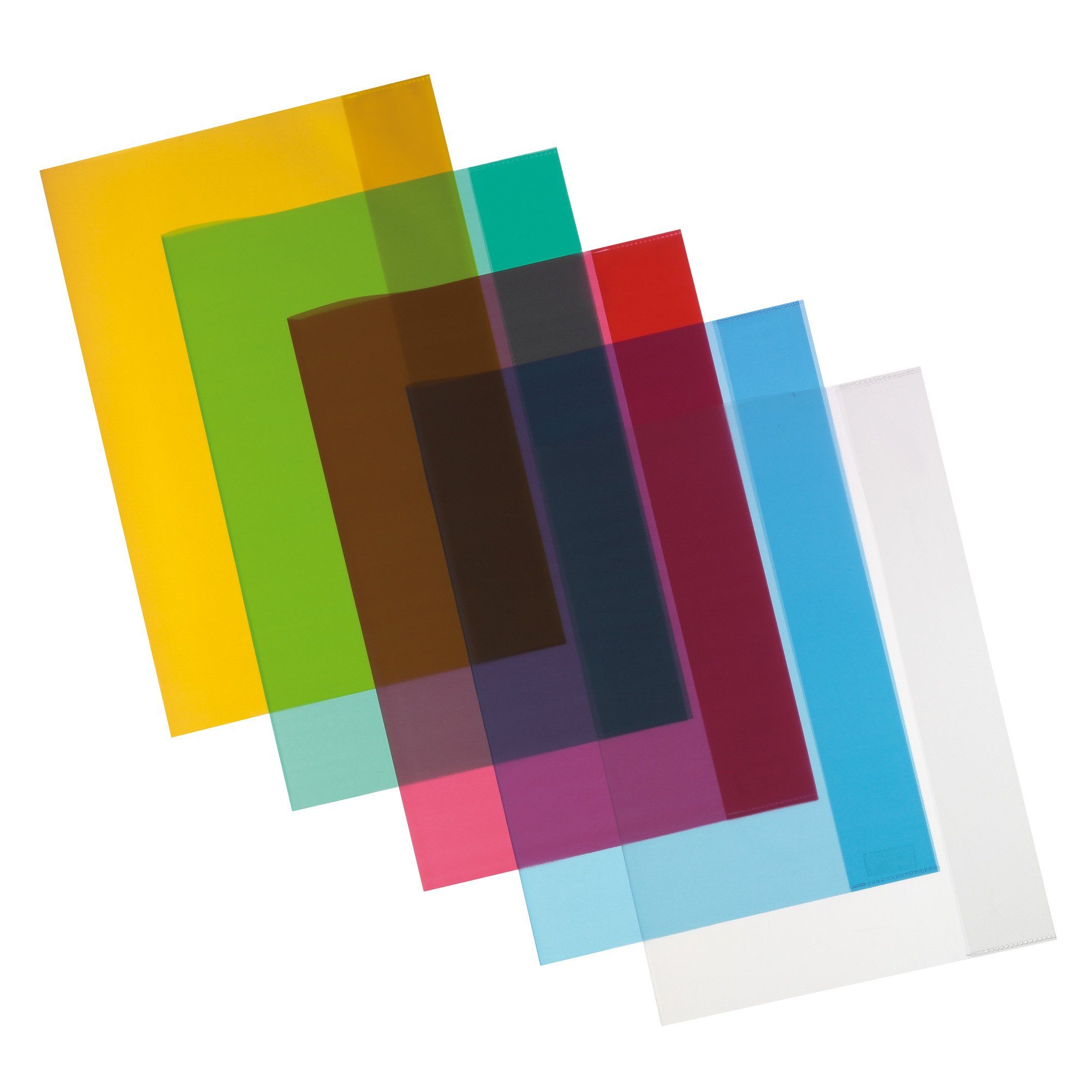 Herlitz Schulheft 10 Herlitz Heftumschläge / Hefthüllen DIN A4 / 5 verschiedene Farben