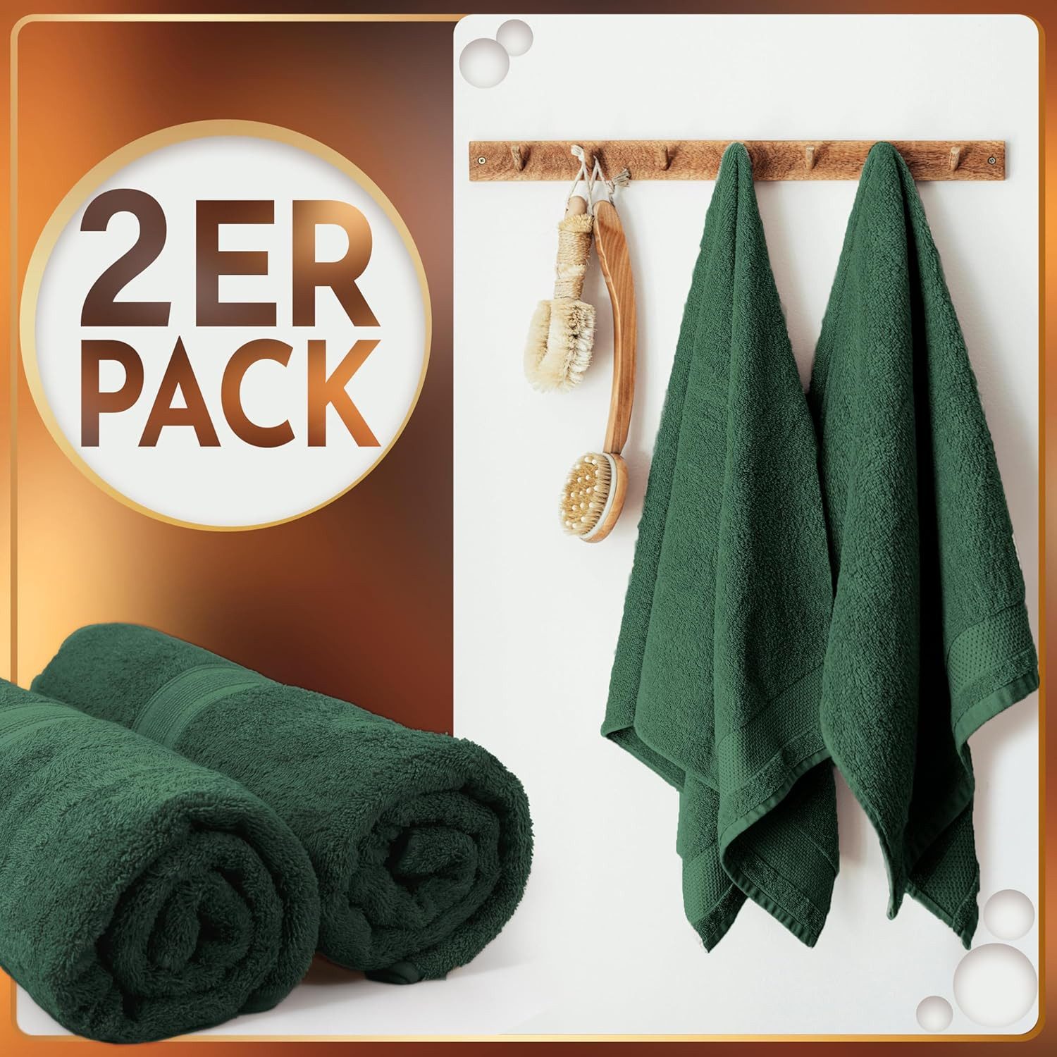 NatureMark Saunatuch Frottier Saunatücher 80x200cm, 100% günstig online kaufen