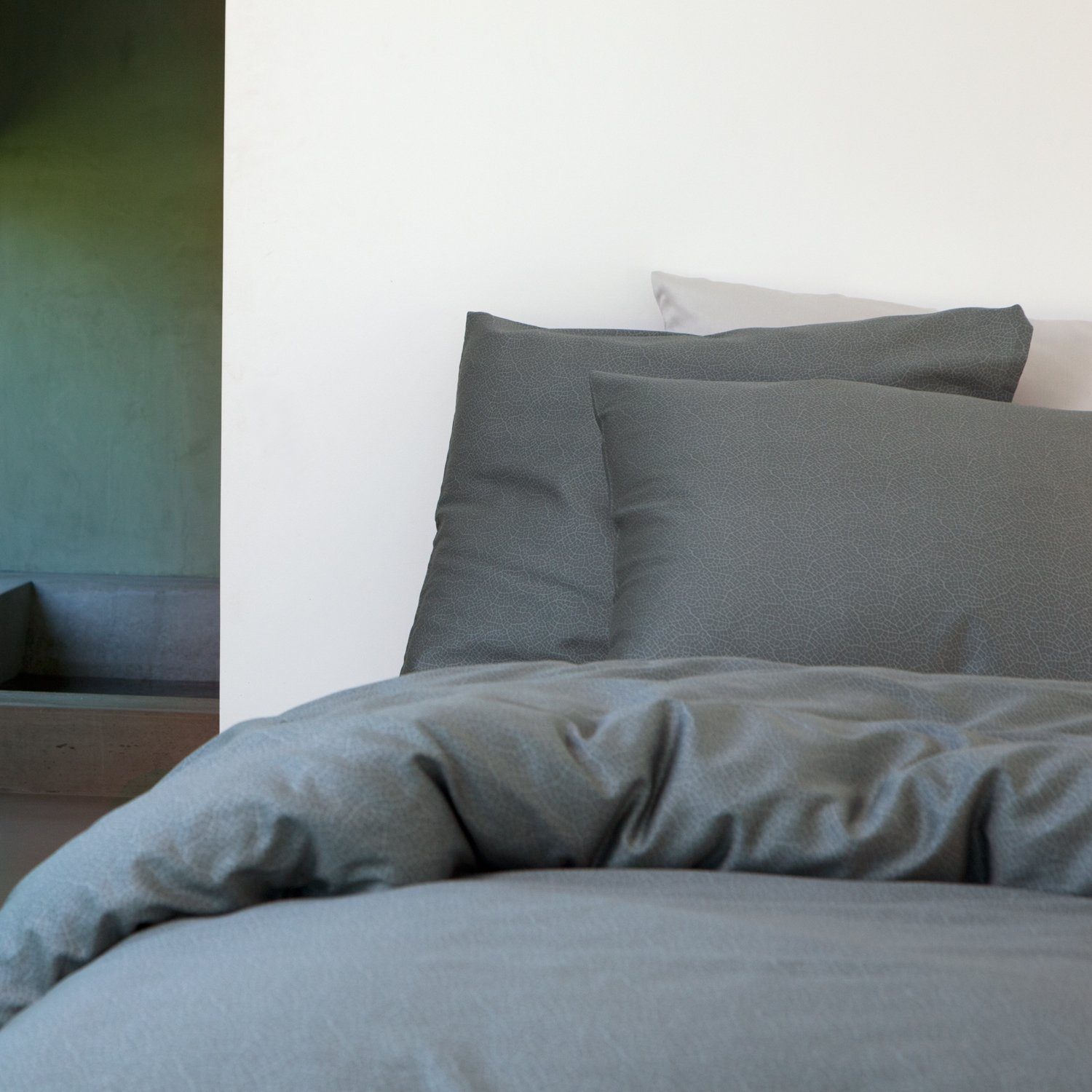 damai Bettwäsche damai Bio Satin Bettwäsche Silt mit Struktur Optik, Satin, 2 teilig